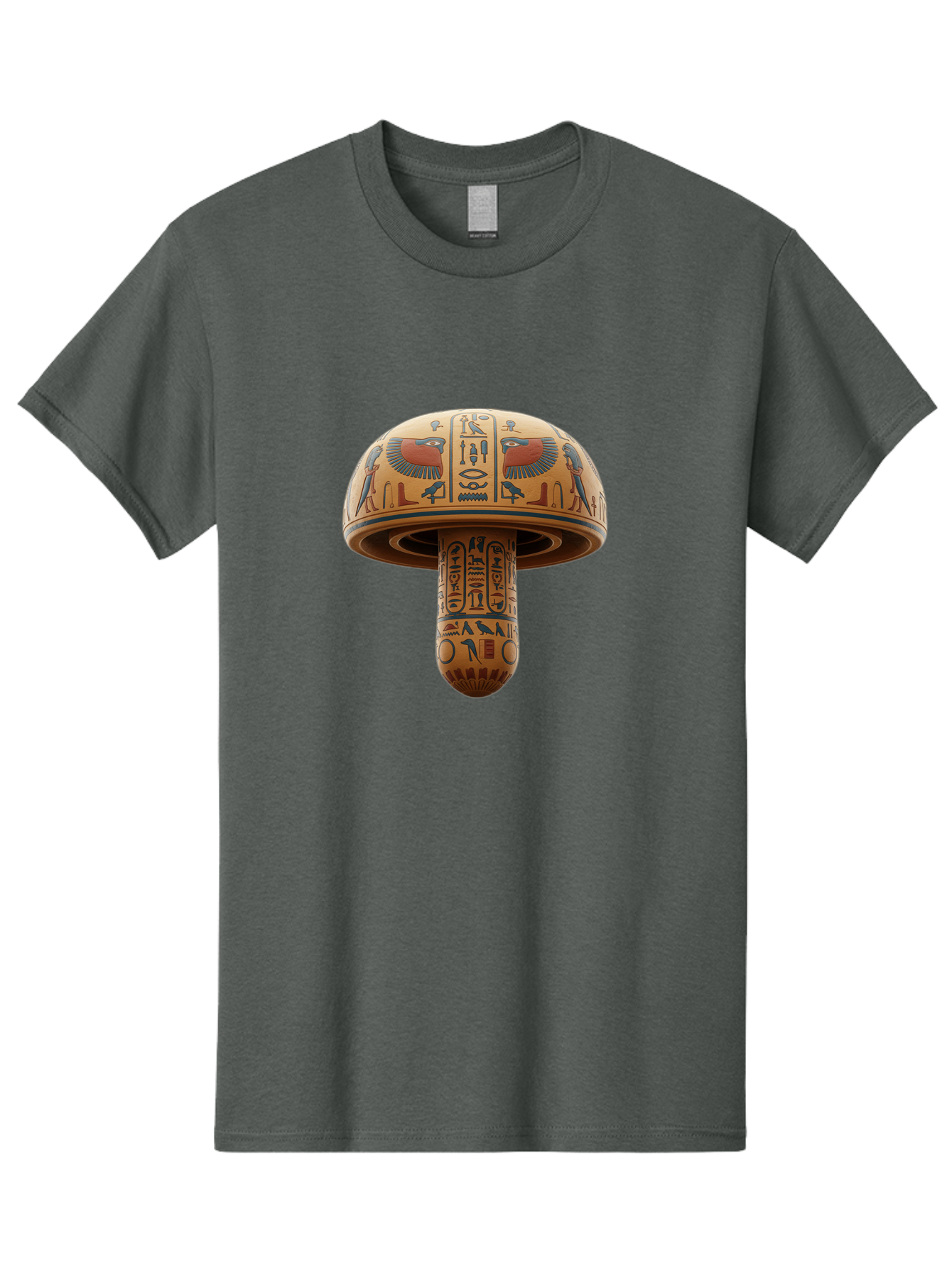 Egyptian-Mushroom Men'S Graphic Tee, 100% Cotton, Comfortable Casual Summer Wear, Machine Washable, Vintage Camera, Old Camera, Antique Camera, Black Camera, Classic Photography, Photography Equipment, Nostalgic Device, Film Camera, Camera Art Bak525