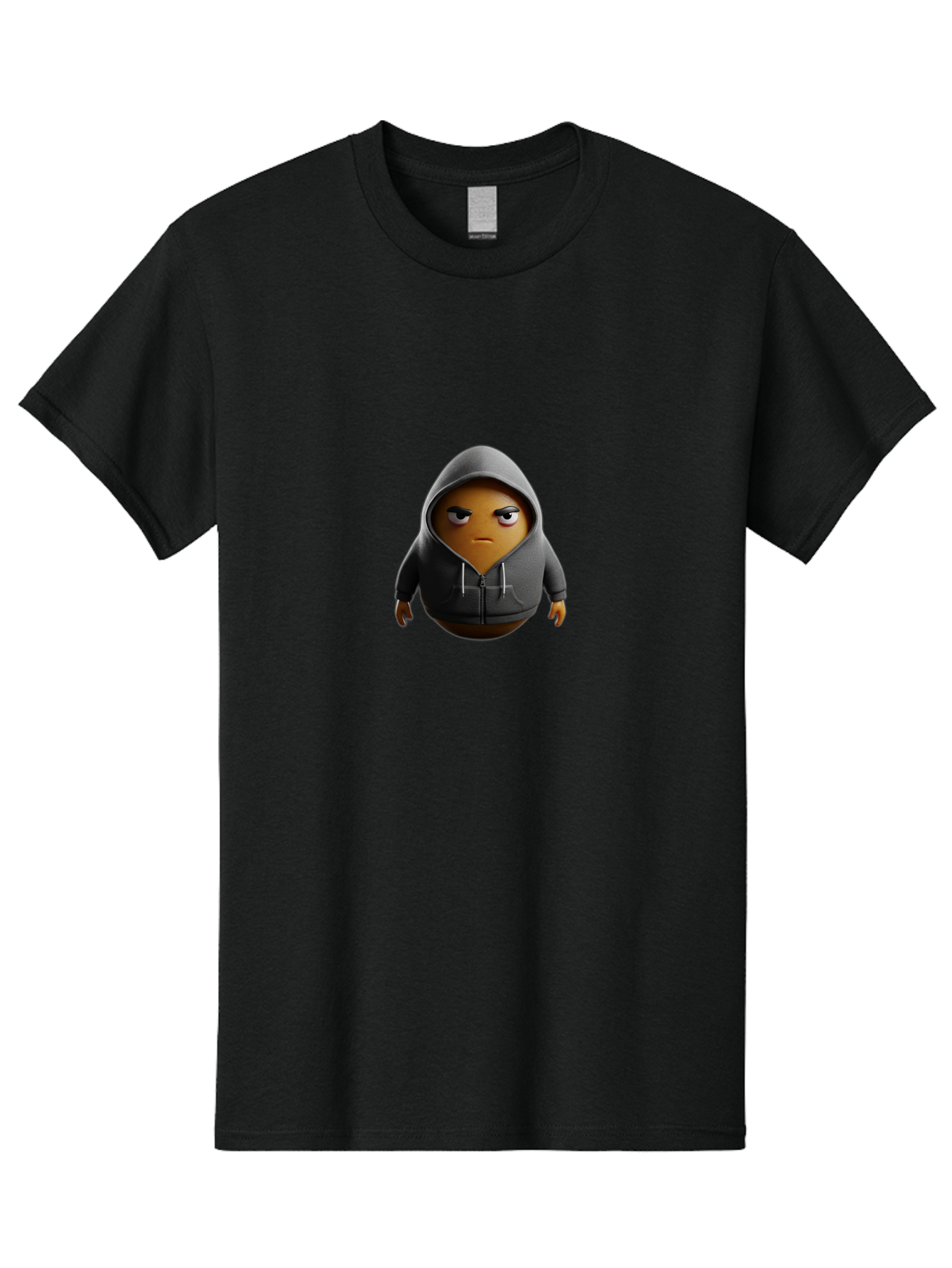 Emoji-Face-In-Hoodie Men'S Graphic Tee, 100% Cotton, Comfortable Casual Summer Wear, Machine Washable, Vintage Camera, Old Camera, Antique Camera, Black Camera, Classic Photography, Photography Equipment, Nostalgic Device, Film Camera, Bak526