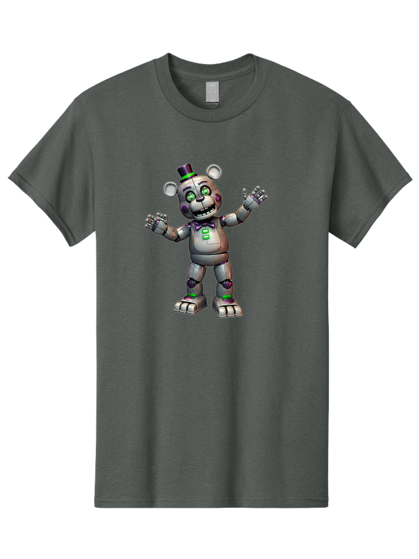 Endoskeleton-Freddy Men'S Graphic Tee, 100% Cotton, Comfortable Casual Summer Wear, Machine Washable, Vintage Camera, Old Camera, Antique Camera, Black Camera, Classic Photography, Photography Equipment, Nostalgic Device, Film Camera, Bak530