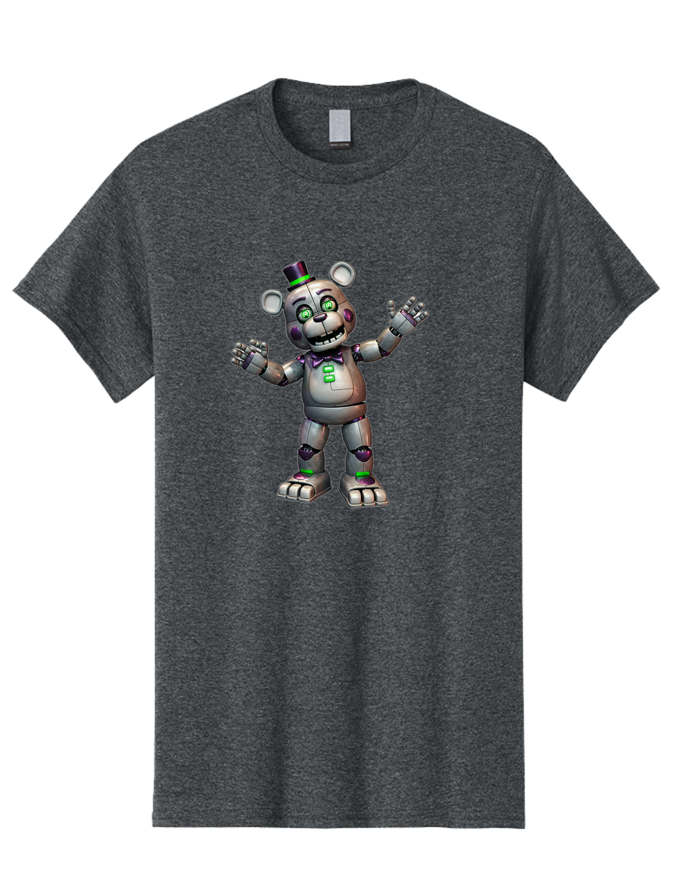 Endoskeleton-Freddy Men'S Graphic Tee, 100% Cotton, Comfortable Casual Summer Wear, Machine Washable, Vintage Camera, Old Camera, Antique Camera, Black Camera, Classic Photography, Photography Equipment, Nostalgic Device, Film Camera, Bak530