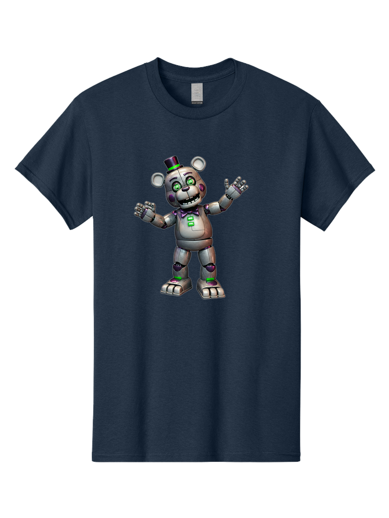 Endoskeleton-Freddy Men'S Graphic Tee, 100% Cotton, Comfortable Casual Summer Wear, Machine Washable, Vintage Camera, Old Camera, Antique Camera, Black Camera, Classic Photography, Photography Equipment, Nostalgic Device, Film Camera, Bak530