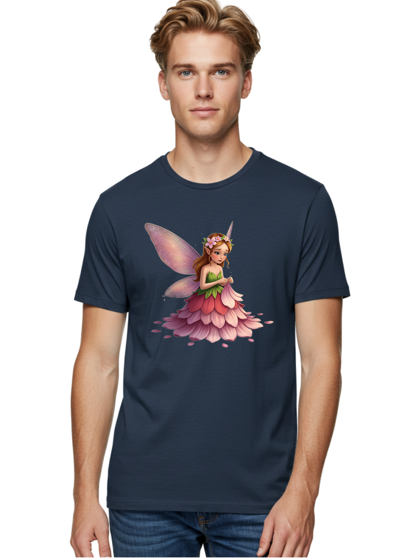 Fairy-With-Unicorn-Horn Men'S Graphic Tee, 100% Cotton, Comfortable Casual Summer Wear, Machine Washable, Vintage Camera, Old Camera, Antique Camera, Black Camera, Classic Photography, Photography Equipment, Nostalgic Device, Film Camera, Bak544