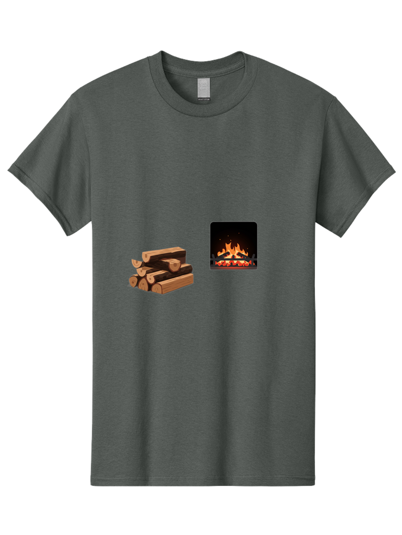 Fireplace-And-Logs Men'S Graphic Tee, 100% Cotton, Comfortable Casual Summer Wear, Machine Washable, Vintage Camera, Old Camera, Antique Camera, Black Camera, Classic Photography, Photography Equipment, Nostalgic Device, Film Camera, Bak547