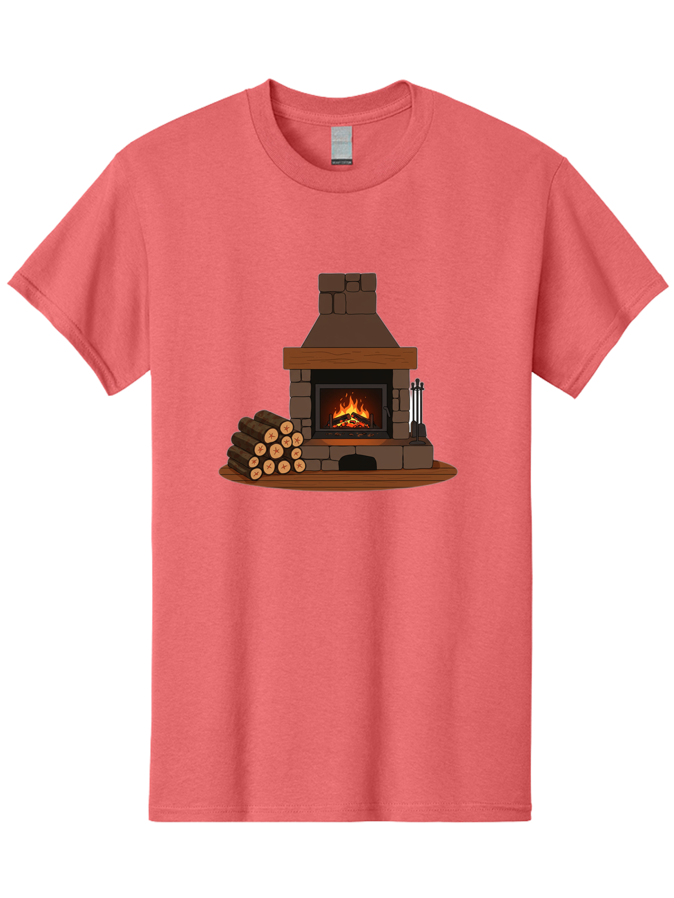 Fireplace-With-Fire Men'S Graphic Tee, 100% Cotton, Comfortable Casual Summer Wear, Machine Washable, Vintage Camera, Old Camera, Antique Camera, Black Camera, Classic Photography, Photography Equipment, Nostalgic Device, Film Camera, Bak548