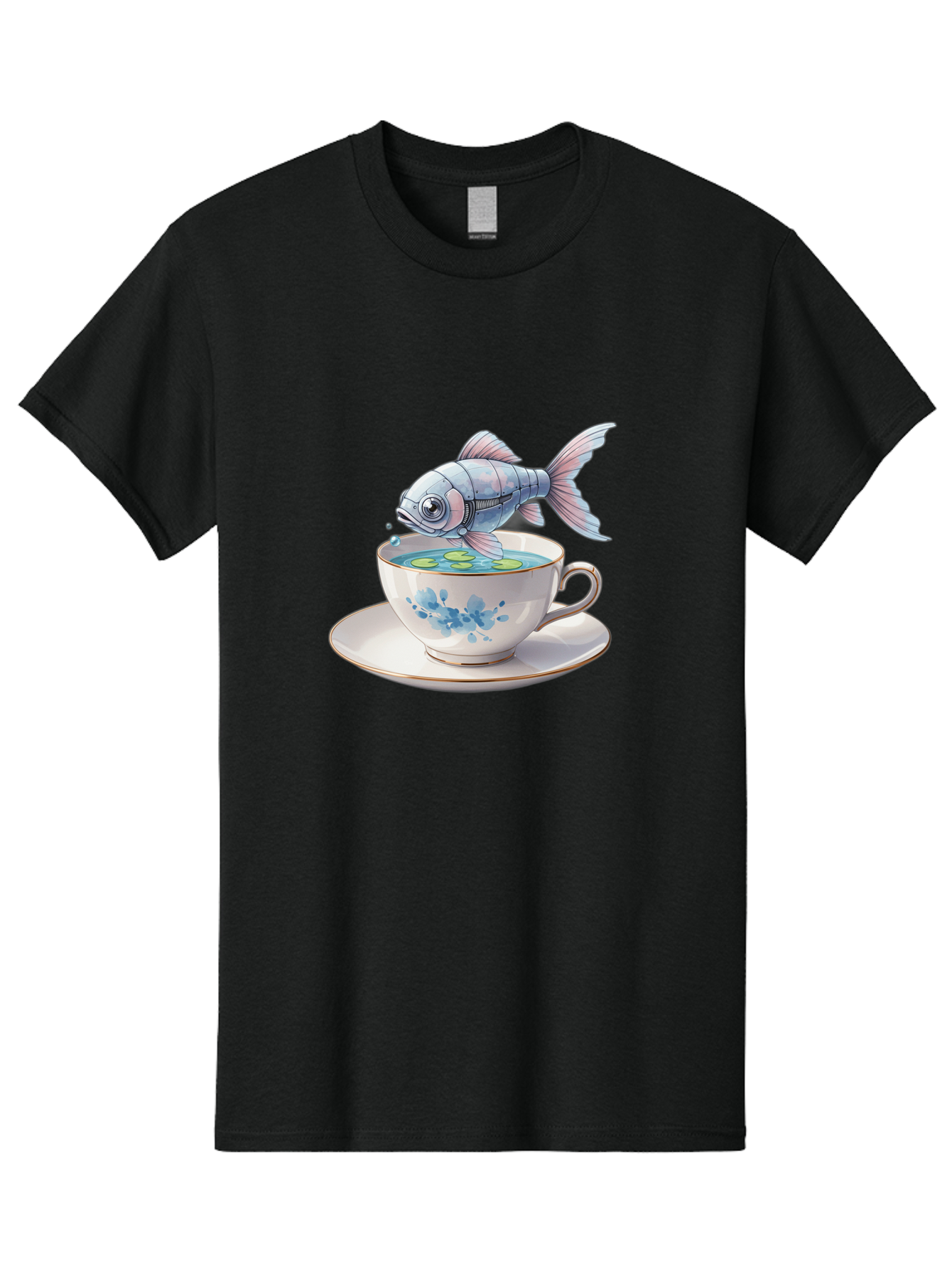 Fish-In-Tea-Cup Men'S Graphic Tee, 100% Cotton, Comfortable Casual Summer Wear, Machine Washable, Vintage Camera, Old Camera, Antique Camera, Black Camera, Classic Photography, Photography Equipment, Nostalgic Device, Film Camera, Camera Art Bak553