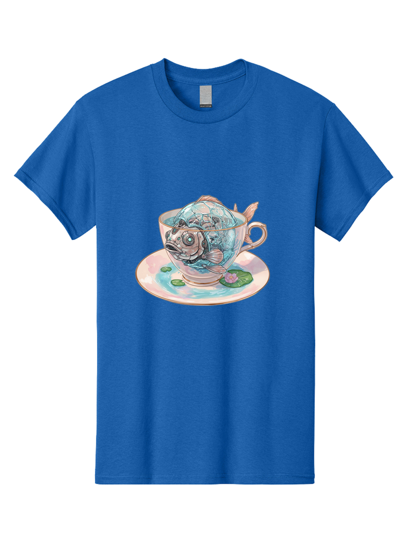 Fish-In-Teacup-4 Men'S Graphic Tee, 100% Cotton, Comfortable Casual Summer Wear, Machine Washable, Vintage Camera, Old Camera, Antique Camera, Black Camera, Classic Photography, Photography Equipment, Nostalgic Device, Film Camera, Camera Art Bak557