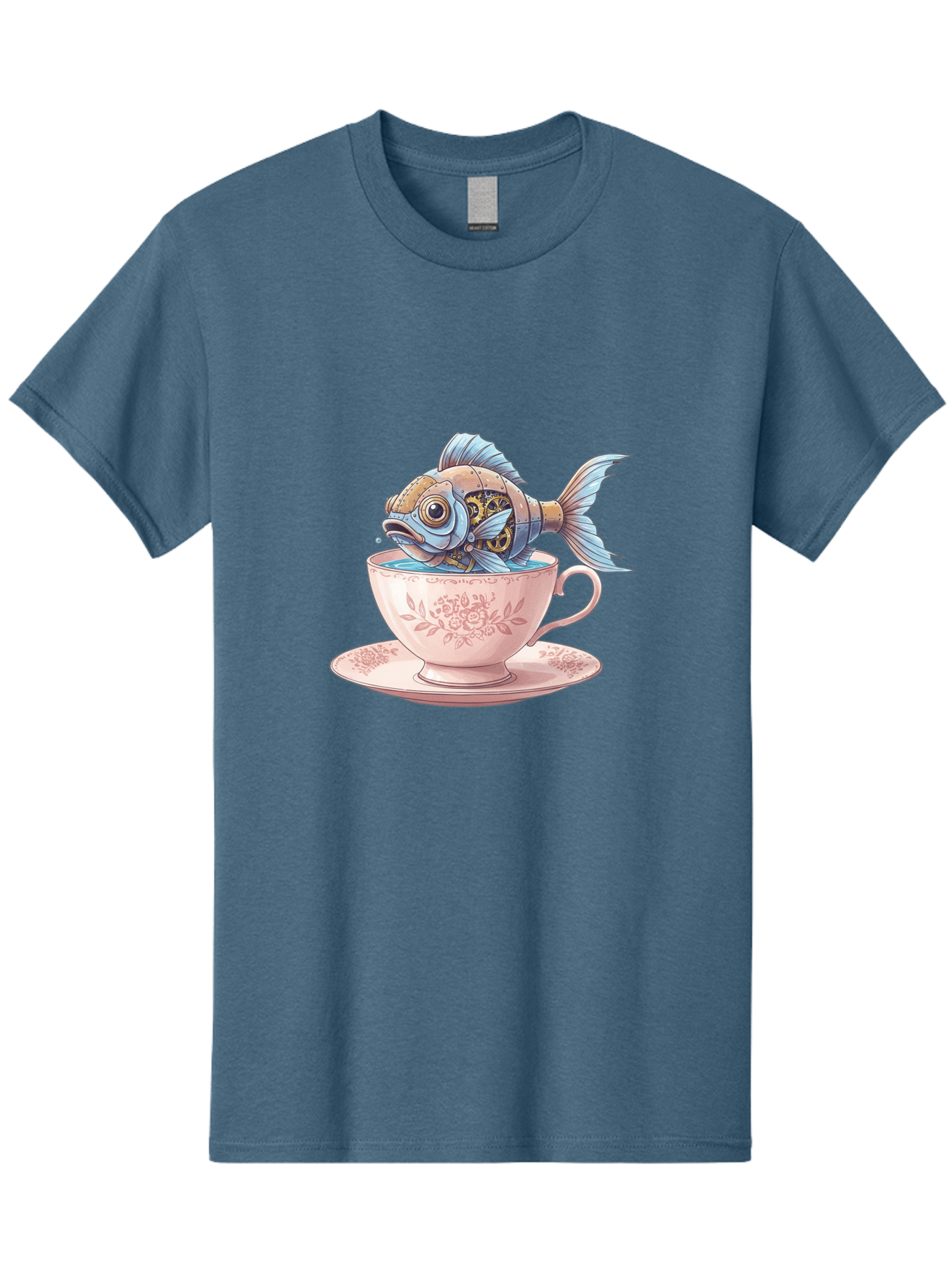 Fish-In-Teacup Men'S Graphic Tee, 100% Cotton, Comfortable Casual Summer Wear, Machine Washable, Vintage Camera, Old Camera, Antique Camera, Black Camera, Classic Photography, Photography Equipment, Nostalgic Device, Film Camera, Camera Art Bak558