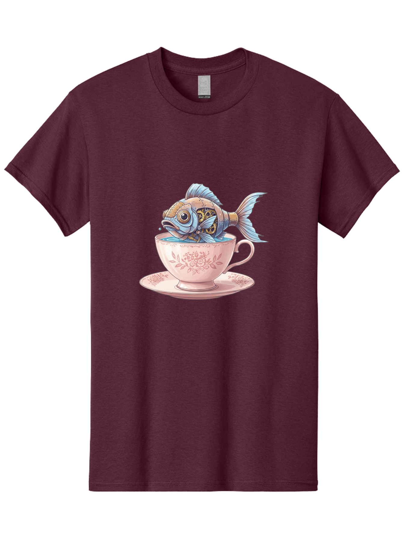 Fish-In-Teacup Men'S Graphic Tee, 100% Cotton, Comfortable Casual Summer Wear, Machine Washable, Vintage Camera, Old Camera, Antique Camera, Black Camera, Classic Photography, Photography Equipment, Nostalgic Device, Film Camera, Camera Art Bak558