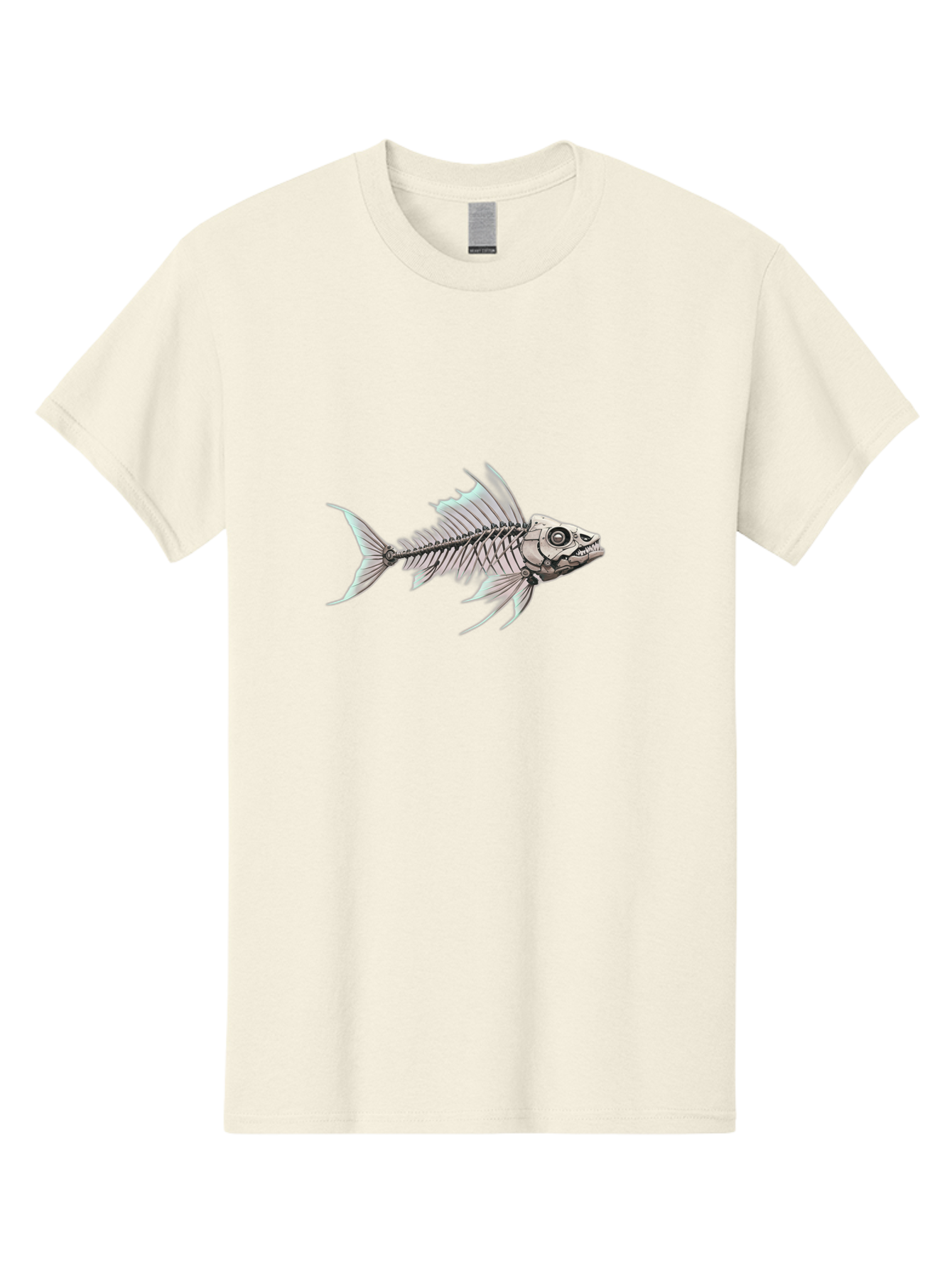 Fish-Skeleton Men'S Graphic Tee, 100% Cotton, Comfortable Casual Summer Wear, Machine Washable, Vintage Camera, Old Camera, Antique Camera, Black Camera, Classic Photography, Photography Equipment, Nostalgic Device, Film Camera, Camera Art Bak560