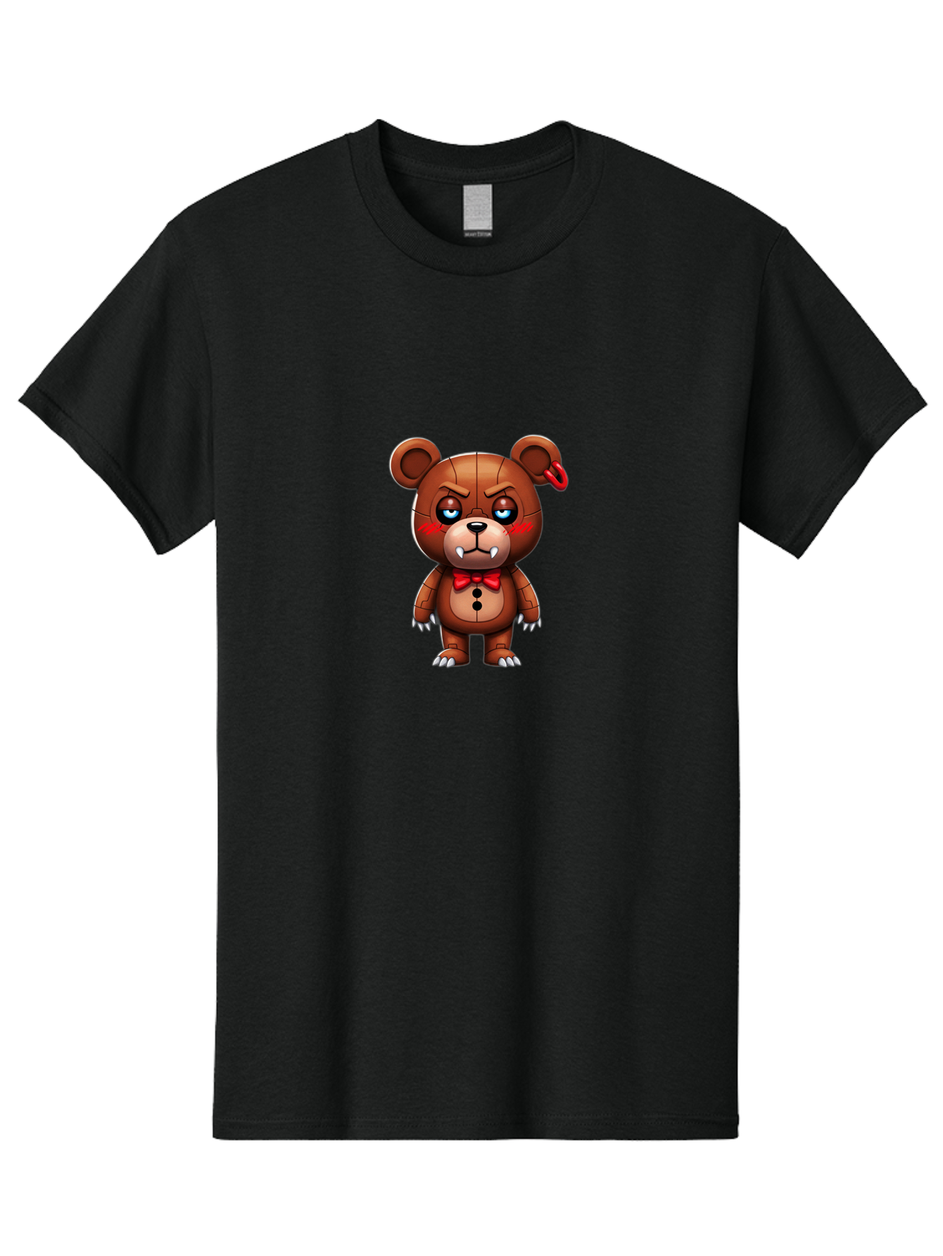 Five-Nights-At-Freddy-S-Bear Men'S Graphic Tee, 100% Cotton, Comfortable Casual Summer Wear, Machine Washable, Vintage Camera, Old Camera, Antique Camera, Black Camera, Classic Photography, Photography Equipment, Nostalgic Device, Film Camera, Bak562