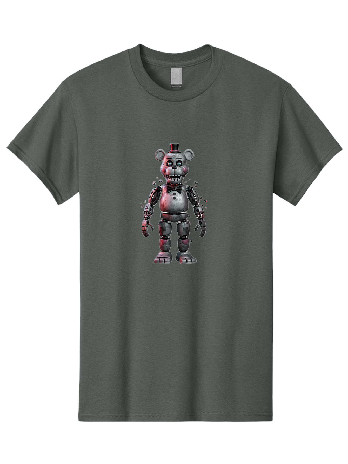 Five-Nights-At-Freddy-S-Character Men'S Graphic Tee, 100% Cotton, Comfortable Casual Summer Wear, Machine Washable, Vintage Camera, Old Camera, Antique Camera, Black Camera, Classic Photography, Photography Equipment, Nostalgic Device, Bak563