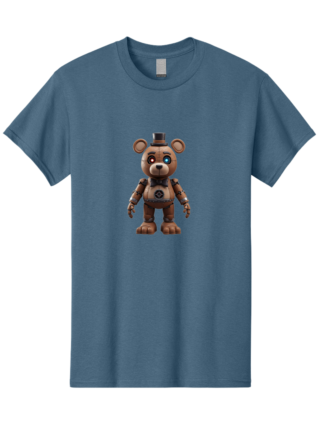 Five-Nights-At-Freddy-S-Golden-Freddy Men'S Graphic Tee, 100% Cotton, Comfortable Casual Summer Wear, Machine Washable, Vintage Camera, Old Camera, Antique Camera, Black Camera, Classic Photography, Photography Equipment, Nostalgic Device, Bak567