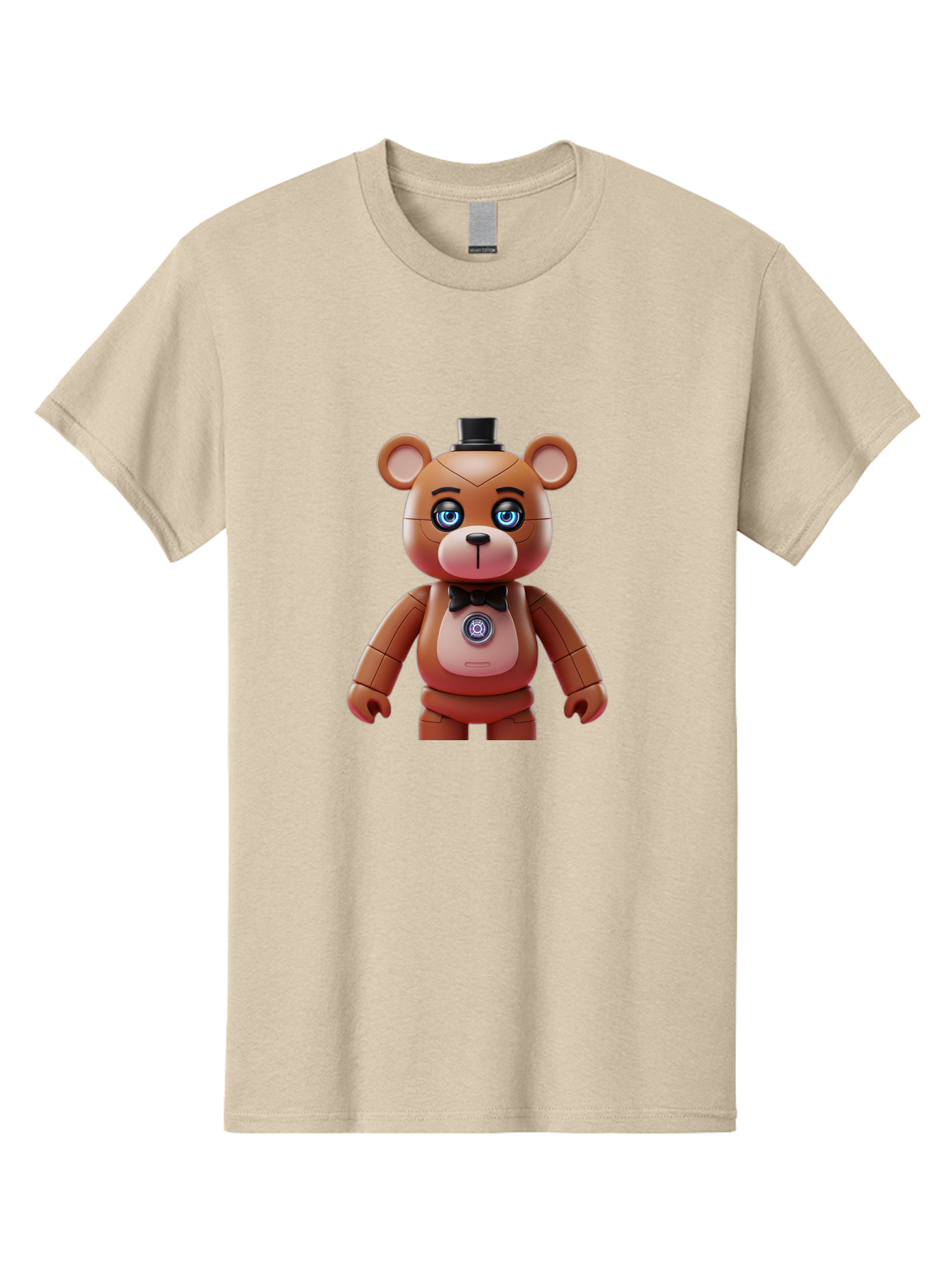 Five-Nights-At-Freddy-S-Teddy-Bear Men'S Graphic Tee, 100% Cotton, Comfortable Casual Summer Wear, Machine Washable, Vintage Camera, Old Camera, Antique Camera, Black Camera, Classic Photography, Photography Equipment, Nostalgic Device, Bak568