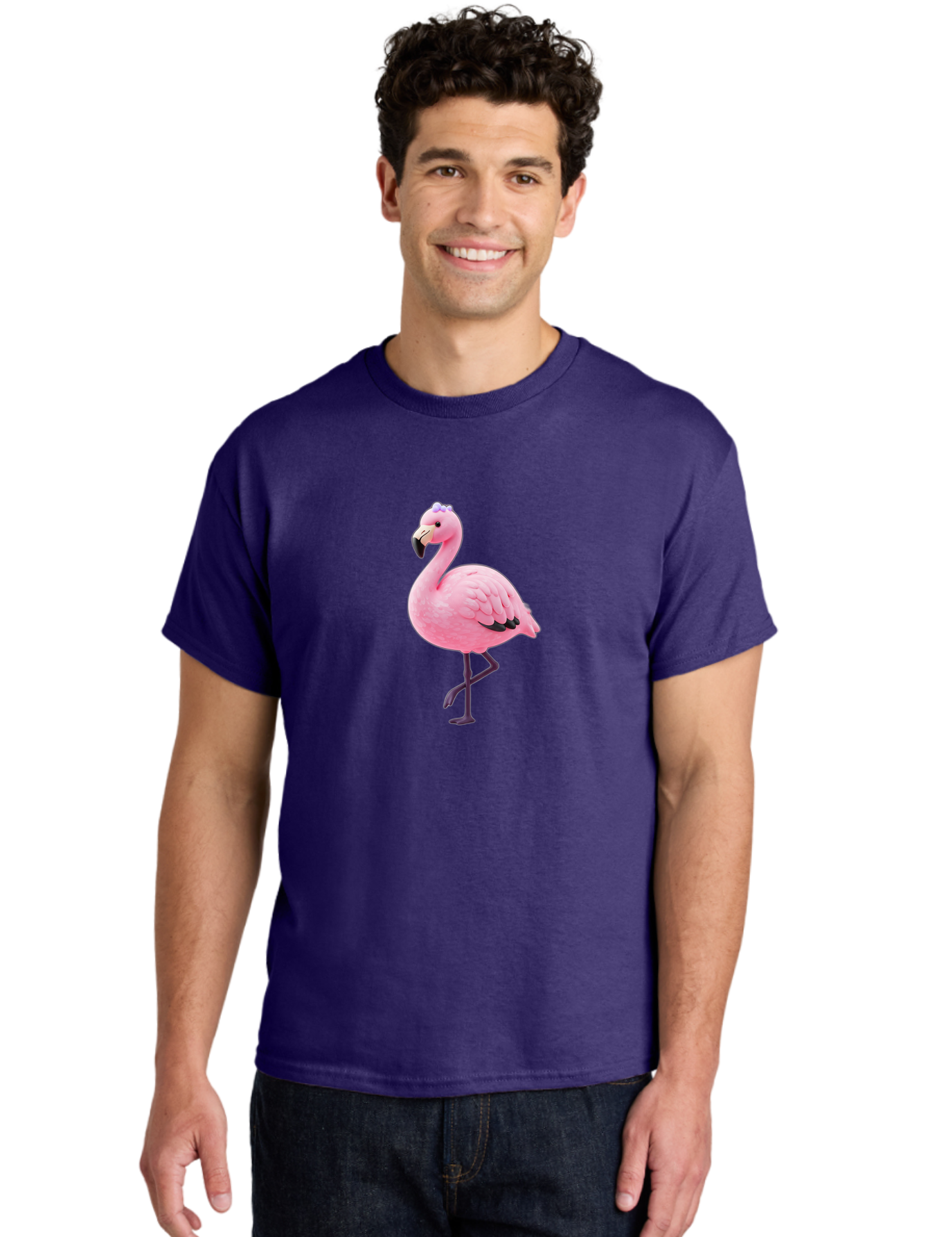 Flamingo-1 Men'S Graphic Tee, 100% Cotton, Comfortable Casual Summer Wear, Machine Washable, Vintage Camera, Old Camera, Antique Camera, Black Camera, Classic Photography, Photography Equipment, Nostalgic Device, Film Camera, Camera Art Bak573