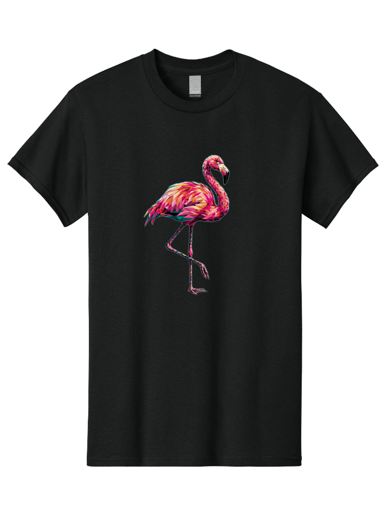 Flamingo-11 Men'S Graphic Tee, 100% Cotton, Comfortable Casual Summer Wear, Machine Washable, Vintage Camera, Old Camera, Antique Camera, Black Camera, Classic Photography, Photography Equipment, Nostalgic Device, Film Camera, Camera Art Bak575