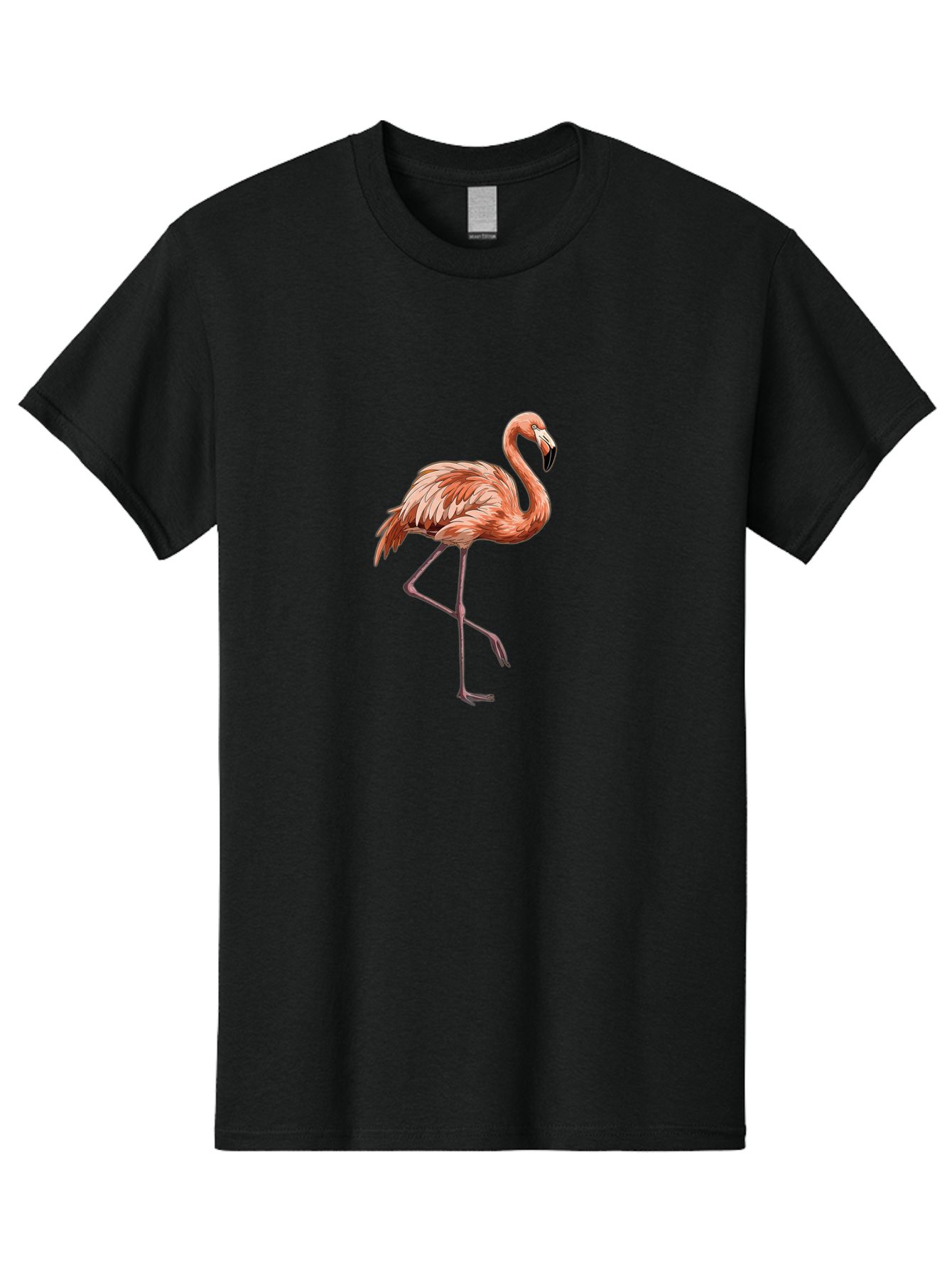 Flamingo-12 Men'S Graphic Tee, 100% Cotton, Comfortable Casual Summer Wear, Machine Washable, Vintage Camera, Old Camera, Antique Camera, Black Camera, Classic Photography, Photography Equipment, Nostalgic Device, Film Camera, Camera Art Bak576