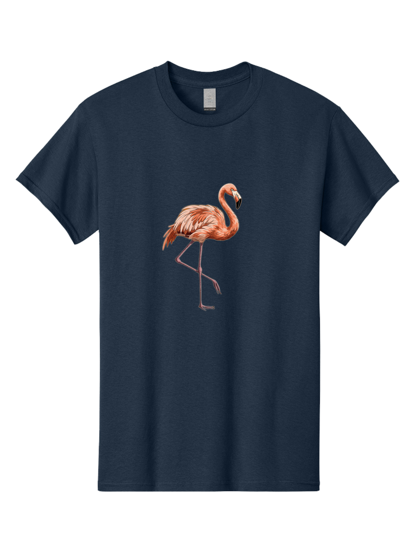 Flamingo-12 Men'S Graphic Tee, 100% Cotton, Comfortable Casual Summer Wear, Machine Washable, Vintage Camera, Old Camera, Antique Camera, Black Camera, Classic Photography, Photography Equipment, Nostalgic Device, Film Camera, Camera Art Bak576