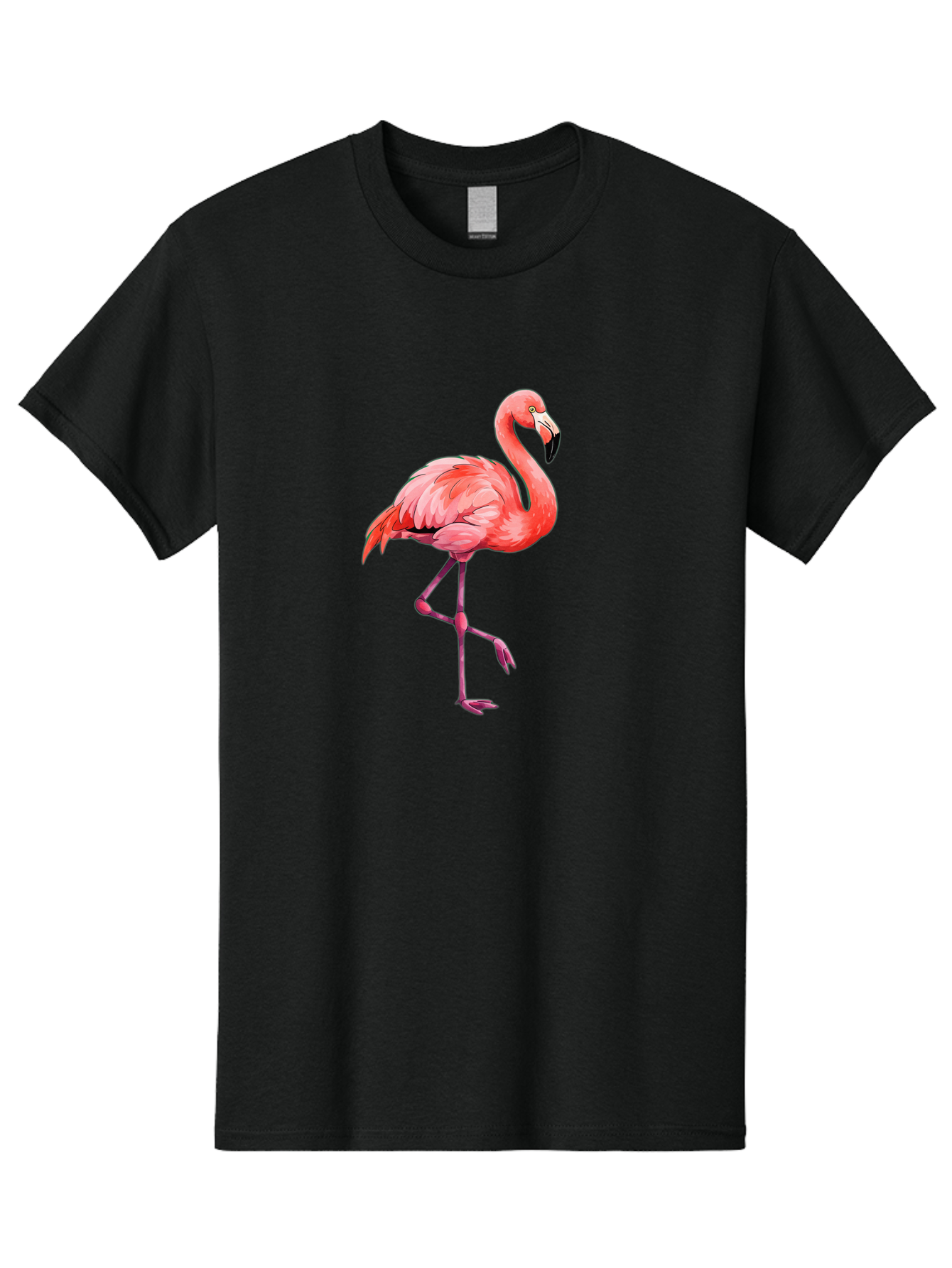 Flamingo-17 Men'S Graphic Tee, 100% Cotton, Comfortable Casual Summer Wear, Machine Washable, Vintage Camera, Old Camera, Antique Camera, Black Camera, Classic Photography, Photography Equipment, Nostalgic Device, Film Camera, Camera Art Bak581
