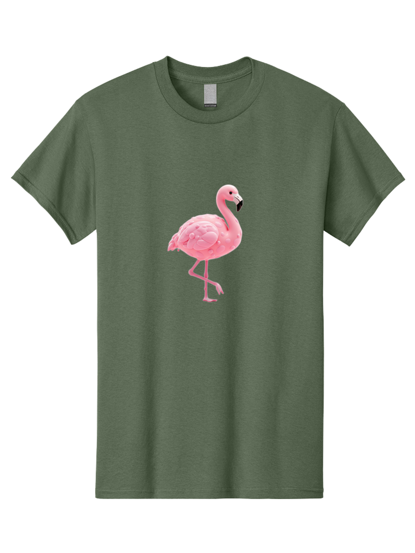 Flamingo-3 Men'S Graphic Tee, 100% Cotton, Comfortable Casual Summer Wear, Machine Washable, Vintage Camera, Old Camera, Antique Camera, Black Camera, Classic Photography, Photography Equipment, Nostalgic Device, Film Camera, Camera Art Bak586