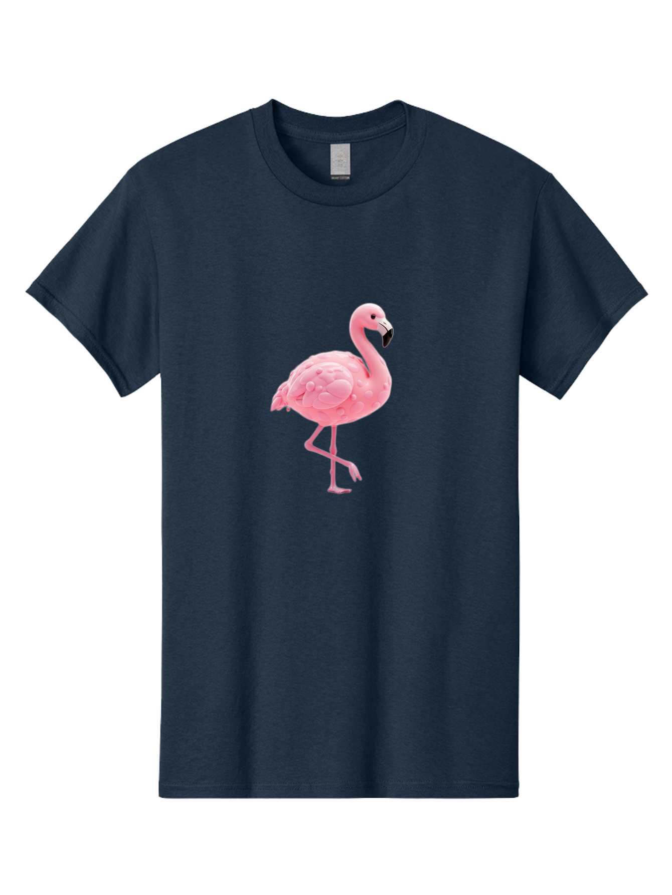 Flamingo-3 Men'S Graphic Tee, 100% Cotton, Comfortable Casual Summer Wear, Machine Washable, Vintage Camera, Old Camera, Antique Camera, Black Camera, Classic Photography, Photography Equipment, Nostalgic Device, Film Camera, Camera Art Bak586