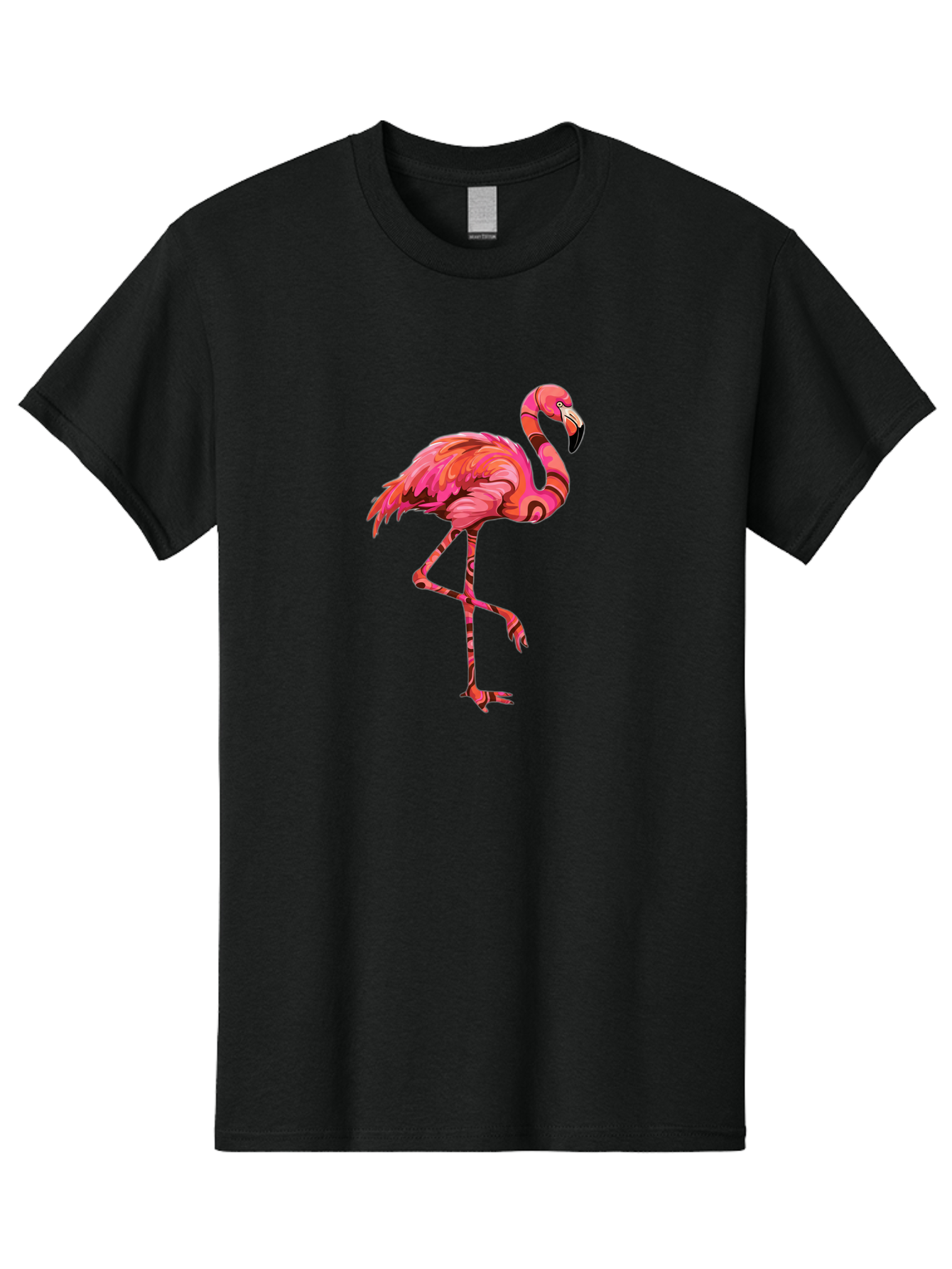 Flamingo-5 Men'S Graphic Tee, 100% Cotton, Comfortable Casual Summer Wear, Machine Washable, Vintage Camera, Old Camera, Antique Camera, Black Camera, Classic Photography, Photography Equipment, Nostalgic Device, Film Camera, Camera Art Bak588