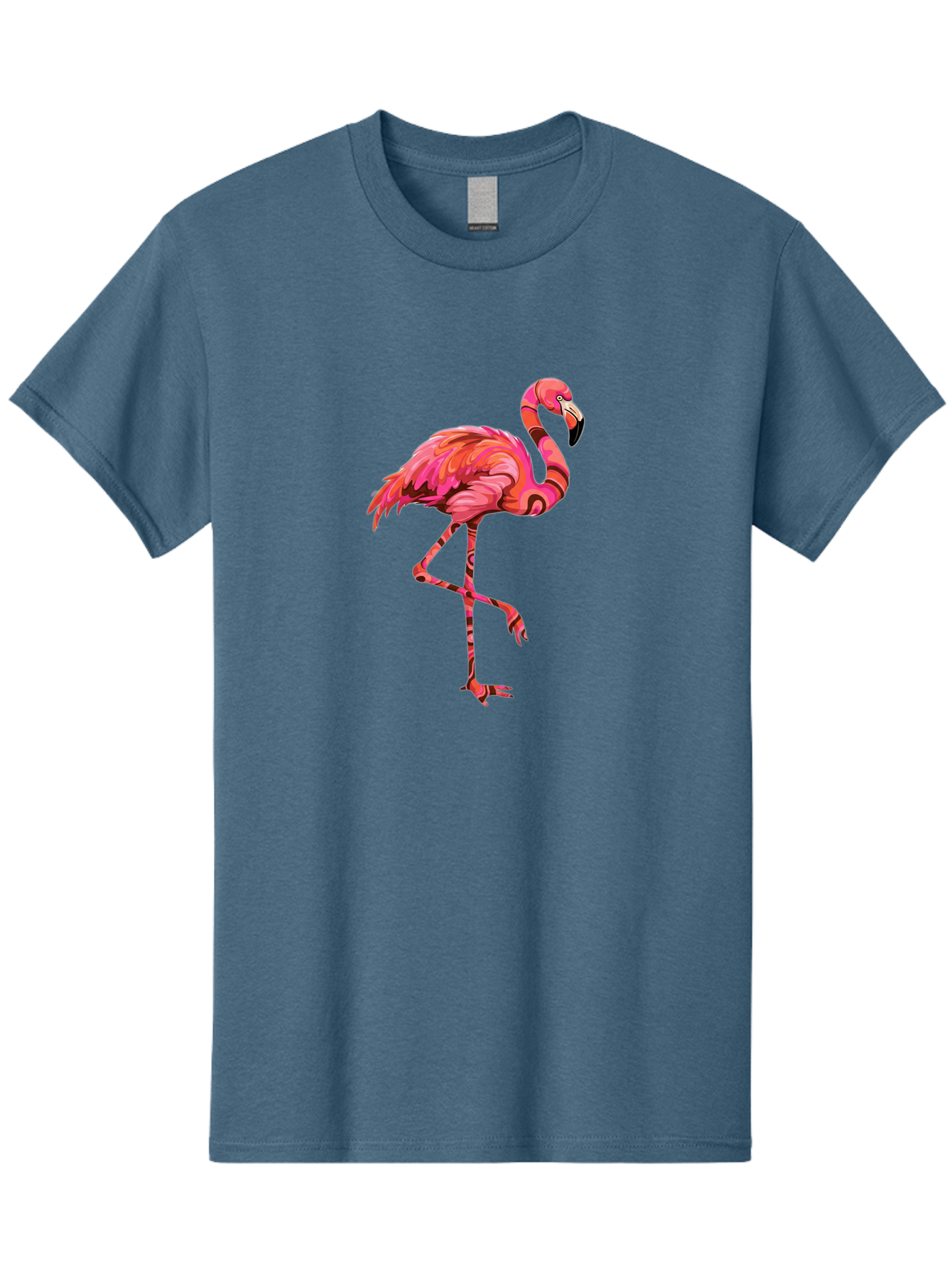 Flamingo-5 Men'S Graphic Tee, 100% Cotton, Comfortable Casual Summer Wear, Machine Washable, Vintage Camera, Old Camera, Antique Camera, Black Camera, Classic Photography, Photography Equipment, Nostalgic Device, Film Camera, Camera Art Bak588