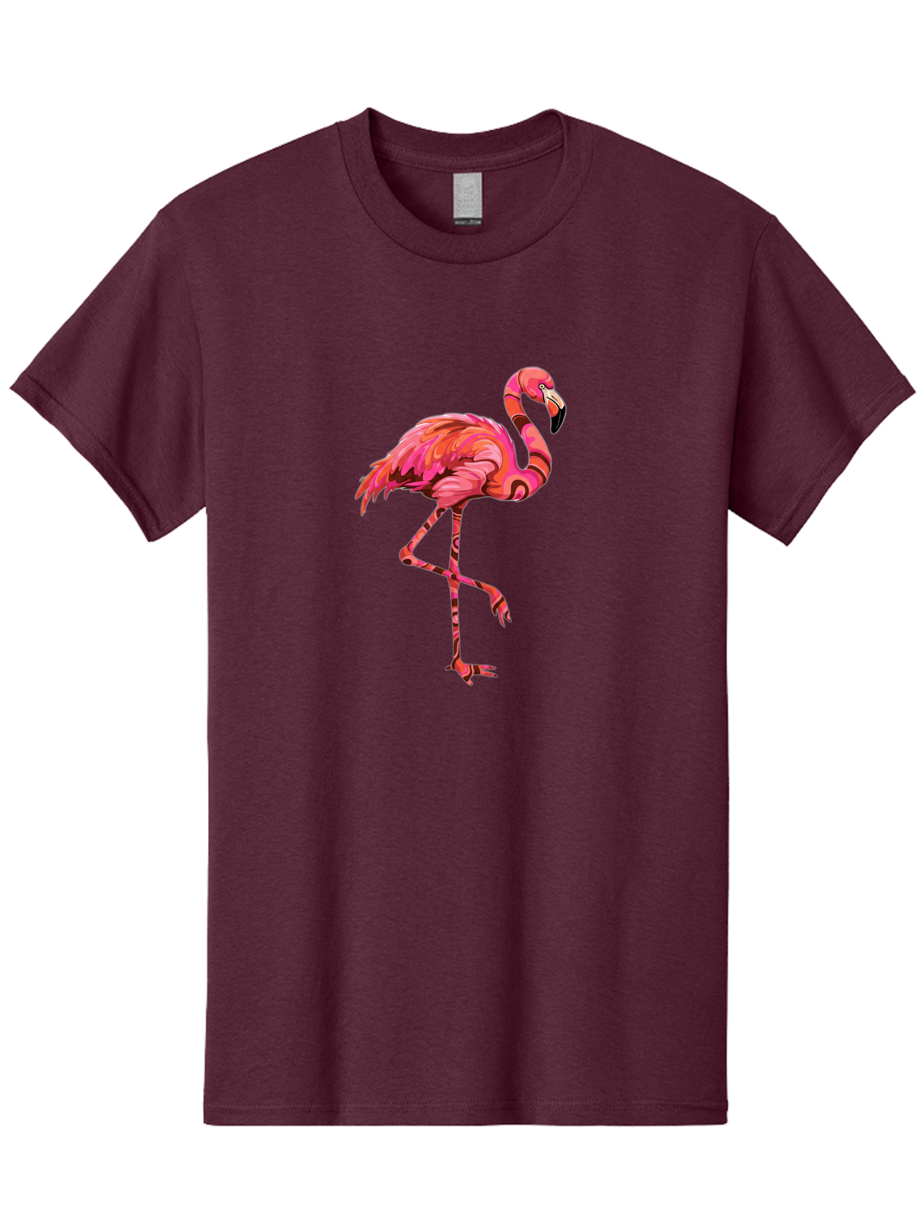 Flamingo-5 Men'S Graphic Tee, 100% Cotton, Comfortable Casual Summer Wear, Machine Washable, Vintage Camera, Old Camera, Antique Camera, Black Camera, Classic Photography, Photography Equipment, Nostalgic Device, Film Camera, Camera Art Bak588