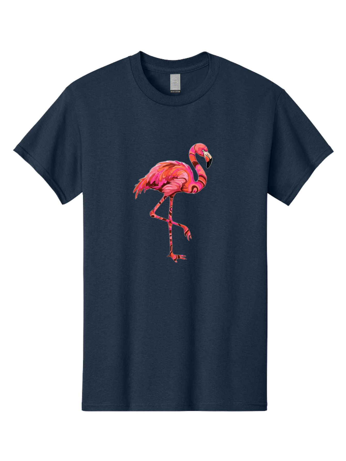 Flamingo-5 Men'S Graphic Tee, 100% Cotton, Comfortable Casual Summer Wear, Machine Washable, Vintage Camera, Old Camera, Antique Camera, Black Camera, Classic Photography, Photography Equipment, Nostalgic Device, Film Camera, Camera Art Bak588