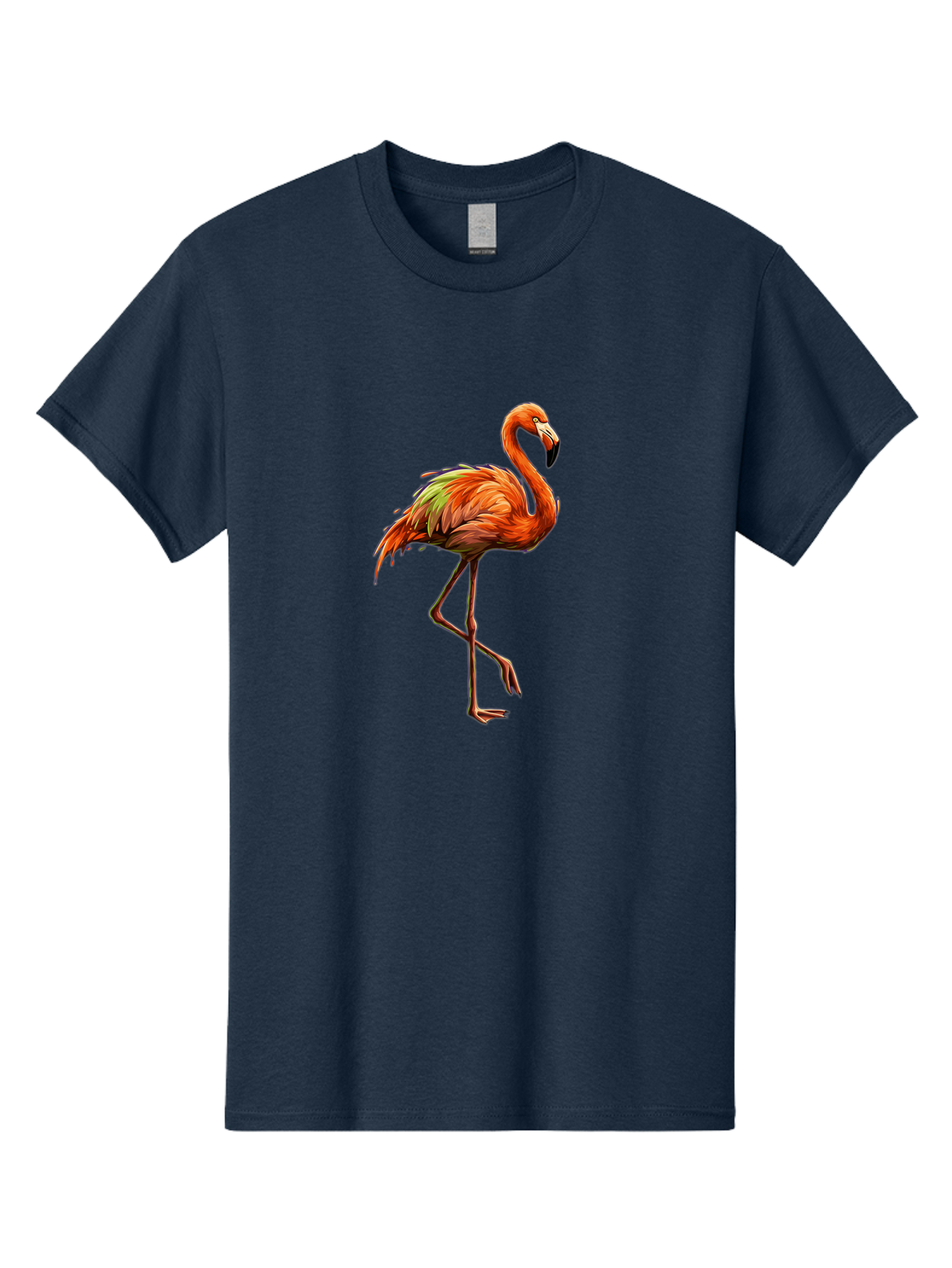 Flamingo-6 Men'S Graphic Tee, 100% Cotton, Comfortable Casual Summer Wear, Machine Washable, Vintage Camera, Old Camera, Antique Camera, Black Camera, Classic Photography, Photography Equipment, Nostalgic Device, Film Camera, Camera Art Bak589