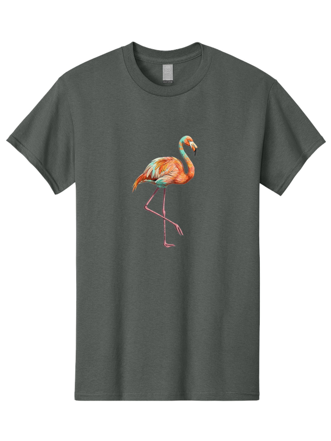 Flamingo-8 Men'S Graphic Tee, 100% Cotton, Comfortable Casual Summer Wear, Machine Washable, Vintage Camera, Old Camera, Antique Camera, Black Camera, Classic Photography, Photography Equipment, Nostalgic Device, Film Camera, Camera Art Bak591