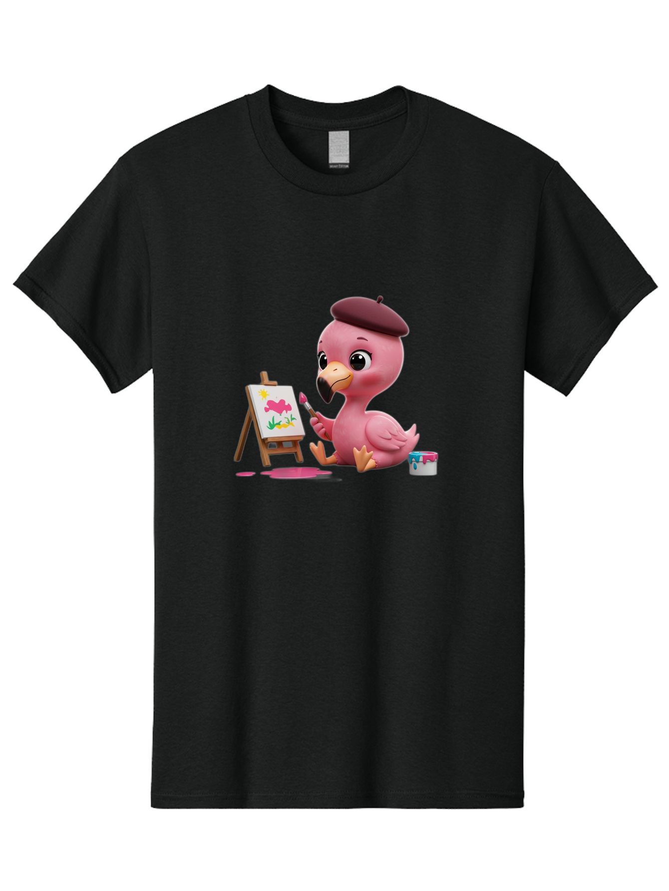 Flamingo-Artist Men'S Graphic Tee, 100% Cotton, Comfortable Casual Summer Wear, Machine Washable, Vintage Camera, Old Camera, Antique Camera, Black Camera, Classic Photography, Photography Equipment, Nostalgic Device, Film Camera, Camera Art Bak593