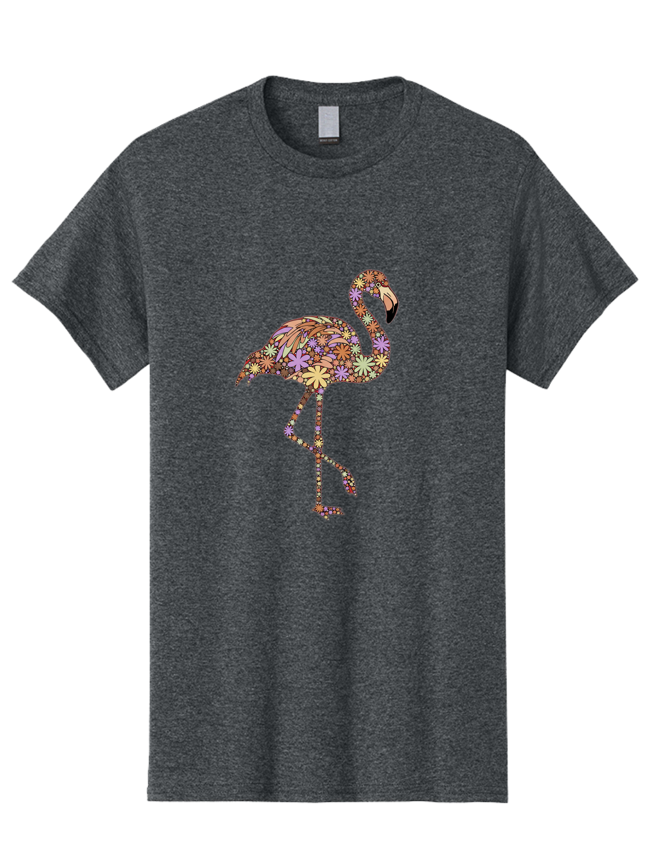 Floral-Flamingo Men'S Graphic Tee, 100% Cotton, Comfortable Casual Summer Wear, Machine Washable, Vintage Camera, Old Camera, Antique Camera, Black Camera, Classic Photography, Photography Equipment, Nostalgic Device, Film Camera, Camera Art Bak611