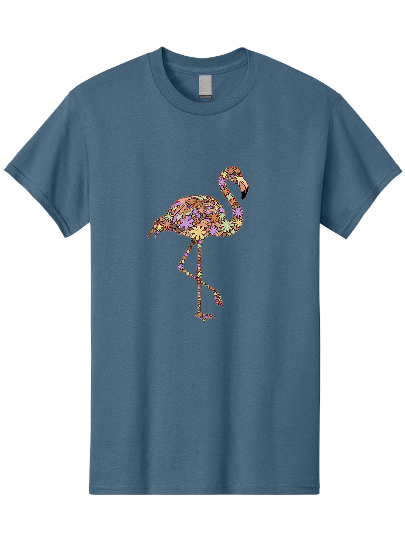 Floral-Flamingo Men'S Graphic Tee, 100% Cotton, Comfortable Casual Summer Wear, Machine Washable, Vintage Camera, Old Camera, Antique Camera, Black Camera, Classic Photography, Photography Equipment, Nostalgic Device, Film Camera, Camera Art Bak611