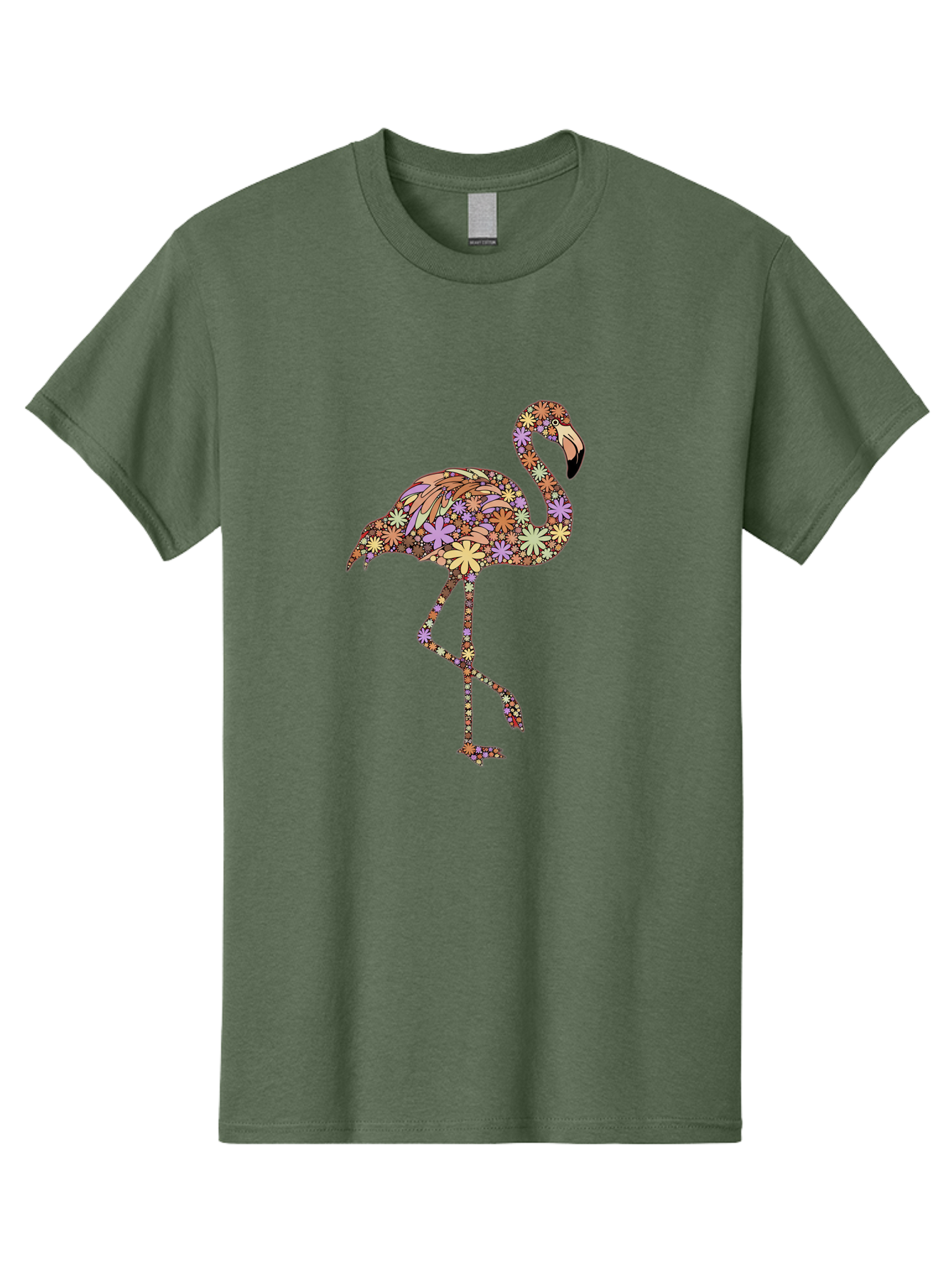 Floral-Flamingo Men'S Graphic Tee, 100% Cotton, Comfortable Casual Summer Wear, Machine Washable, Vintage Camera, Old Camera, Antique Camera, Black Camera, Classic Photography, Photography Equipment, Nostalgic Device, Film Camera, Camera Art Bak611