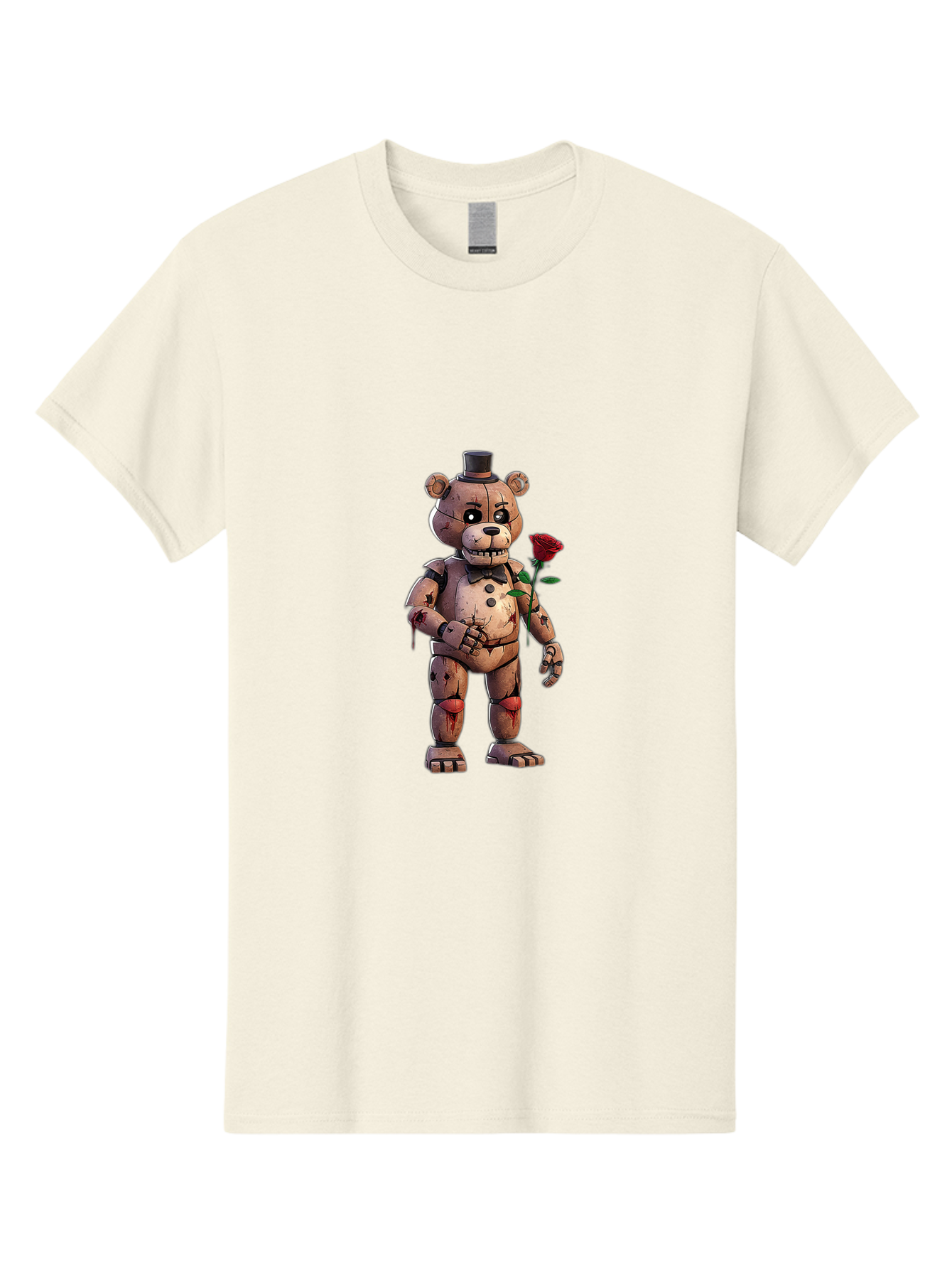 Fnaf-Golden-Freddy Men'S Graphic Tee, 100% Cotton, Comfortable Casual Summer Wear, Machine Washable, Vintage Camera, Old Camera, Antique Camera, Black Camera, Classic Photography, Photography Equipment, Nostalgic Device, Film Camera, Bak618