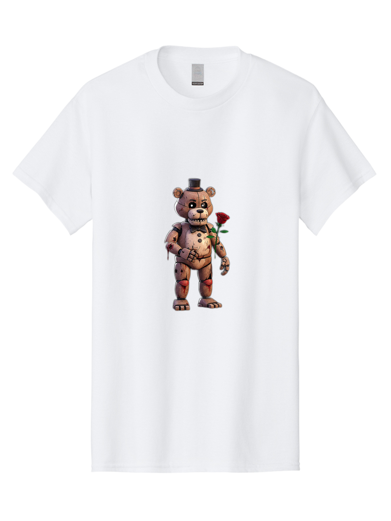 Fnaf-Golden-Freddy Men'S Graphic Tee, 100% Cotton, Comfortable Casual Summer Wear, Machine Washable, Vintage Camera, Old Camera, Antique Camera, Black Camera, Classic Photography, Photography Equipment, Nostalgic Device, Film Camera, Bak618