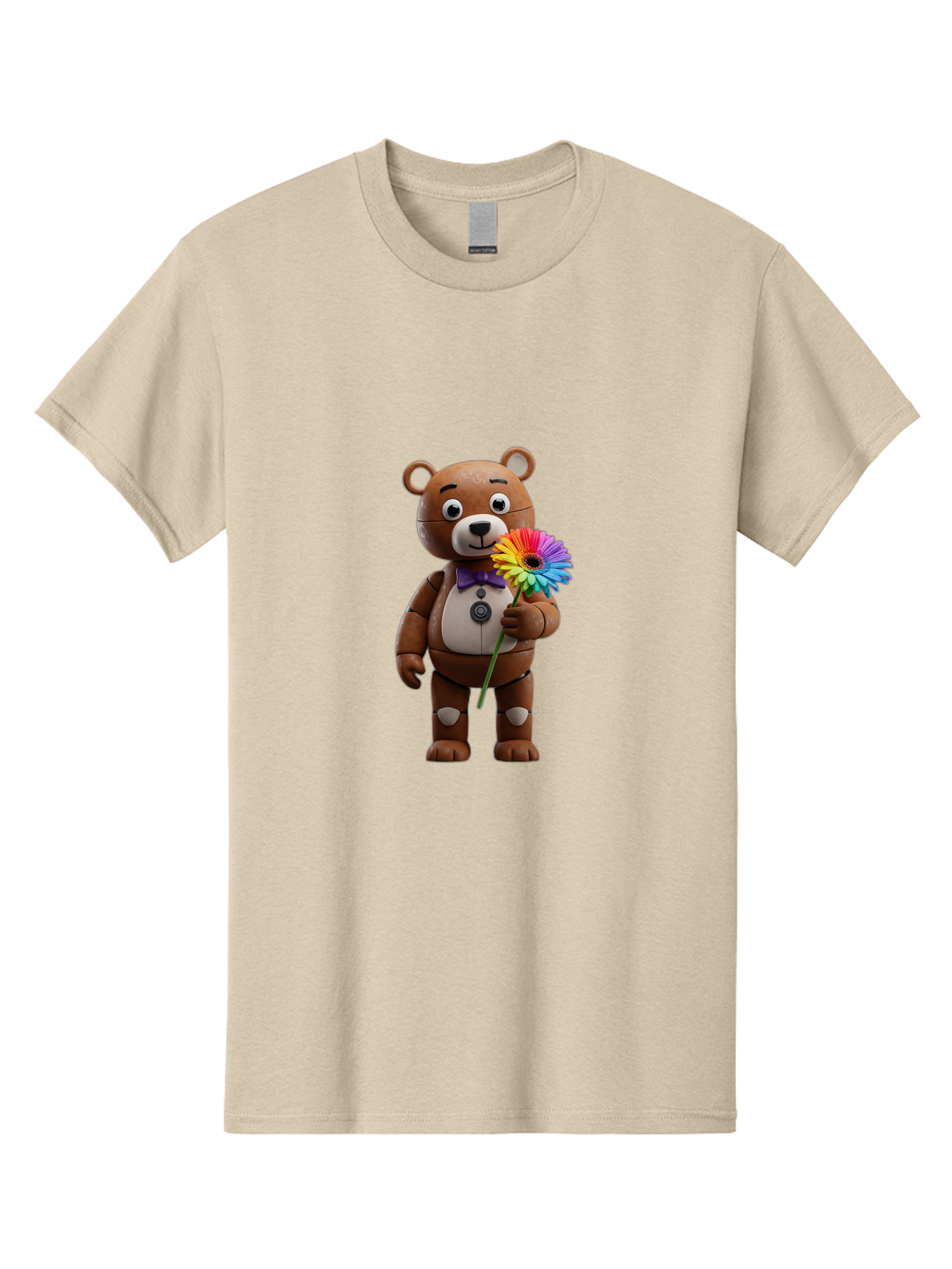 Fnaf-Teddy Men'S Graphic Tee, 100% Cotton, Comfortable Casual Summer Wear, Machine Washable, Vintage Camera, Old Camera, Antique Camera, Black Camera, Classic Photography, Photography Equipment, Nostalgic Device, Film Camera, Camera Art Bak620