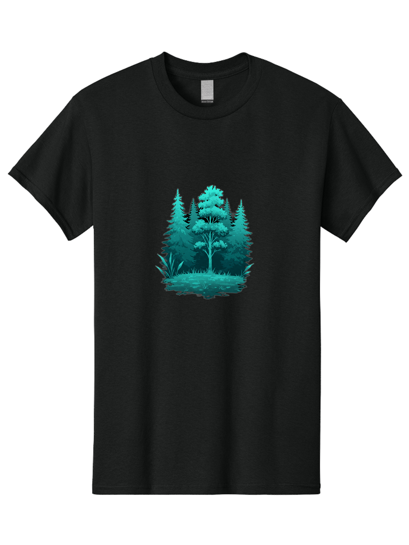 Forest-Trees Men'S Graphic Tee, 100% Cotton, Comfortable Casual Summer Wear, Machine Washable, Vintage Camera, Old Camera, Antique Camera, Black Camera, Classic Photography, Photography Equipment, Nostalgic Device, Film Camera, Camera Art Bak621