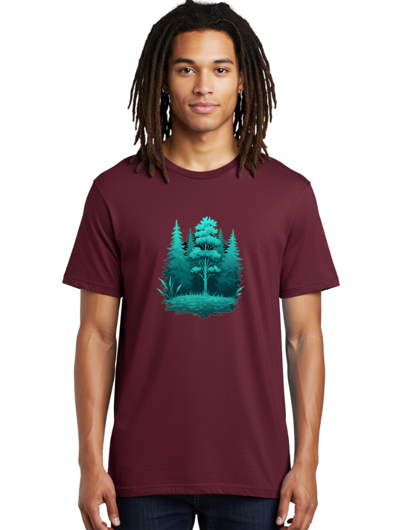 Forest-Trees Men'S Graphic Tee, 100% Cotton, Comfortable Casual Summer Wear, Machine Washable, Vintage Camera, Old Camera, Antique Camera, Black Camera, Classic Photography, Photography Equipment, Nostalgic Device, Film Camera, Camera Art Bak621