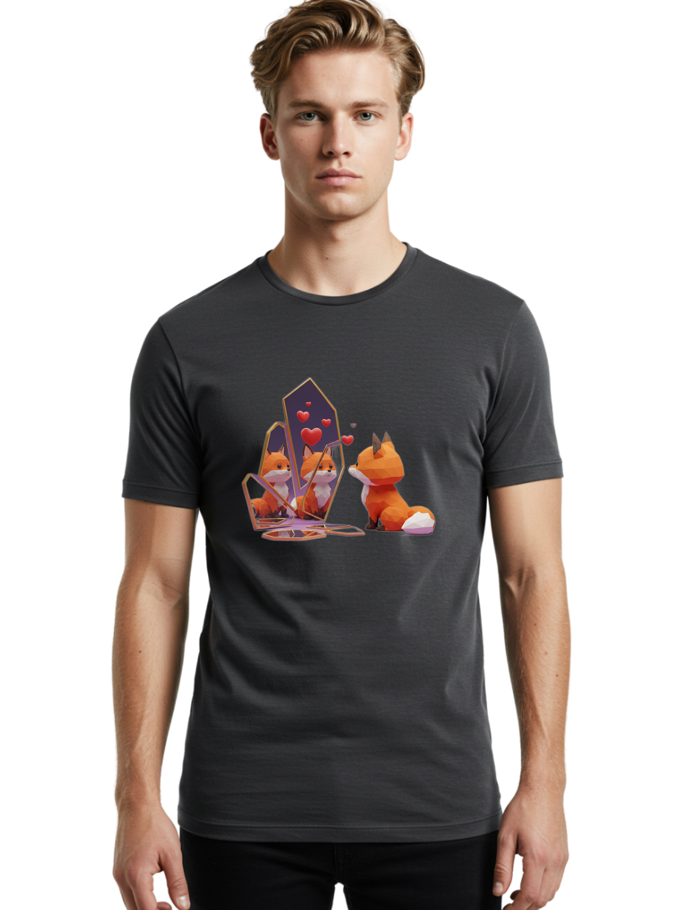 Fox-In-Love Men'S Graphic Tee, 100% Cotton, Comfortable Casual Summer Wear, Machine Washable, Vintage Camera, Old Camera, Antique Camera, Black Camera, Classic Photography, Photography Equipment, Nostalgic Device, Film Camera, Camera Art Bak626