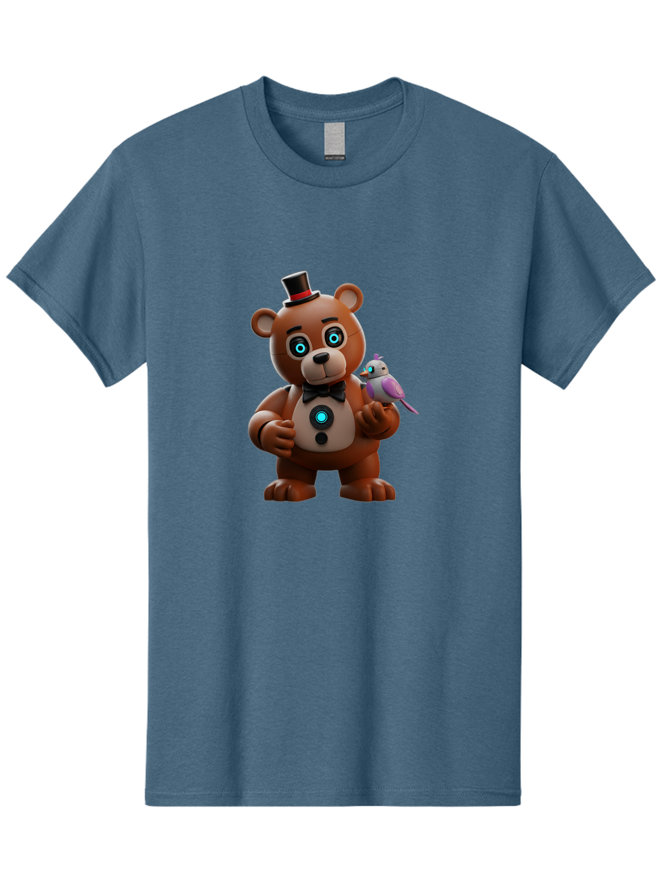 Freddy-Fazbear-2 Men'S Graphic Tee, 100% Cotton, Comfortable Casual Summer Wear, Machine Washable, Vintage Camera, Old Camera, Antique Camera, Black Camera, Classic Photography, Photography Equipment, Nostalgic Device, Film Camera, Camera Art Bak630