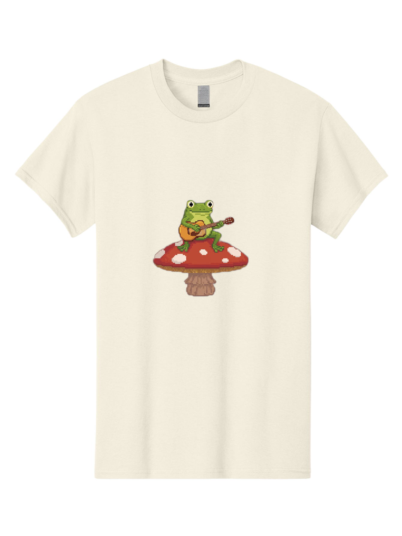 Frog-On-Mushroom-Playing-Guitar Men'S Graphic Tee, 100% Cotton, Comfortable Casual Summer Wear, Machine Washable, Vintage Camera, Old Camera, Antique Camera, Black Camera, Classic Photography, Photography Equipment, Nostalgic Device, Bak634