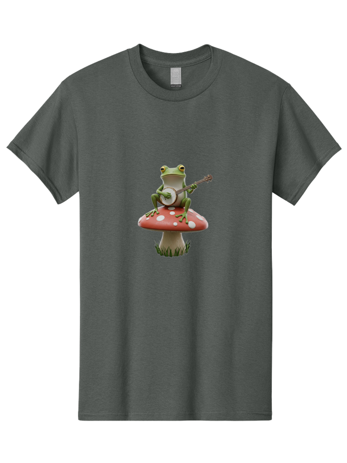 Frog-Playing-Banjo Men'S Graphic Tee, 100% Cotton, Comfortable Casual Summer Wear, Machine Washable, Vintage Camera, Old Camera, Antique Camera, Black Camera, Classic Photography, Photography Equipment, Nostalgic Device, Film Camera, Bak636