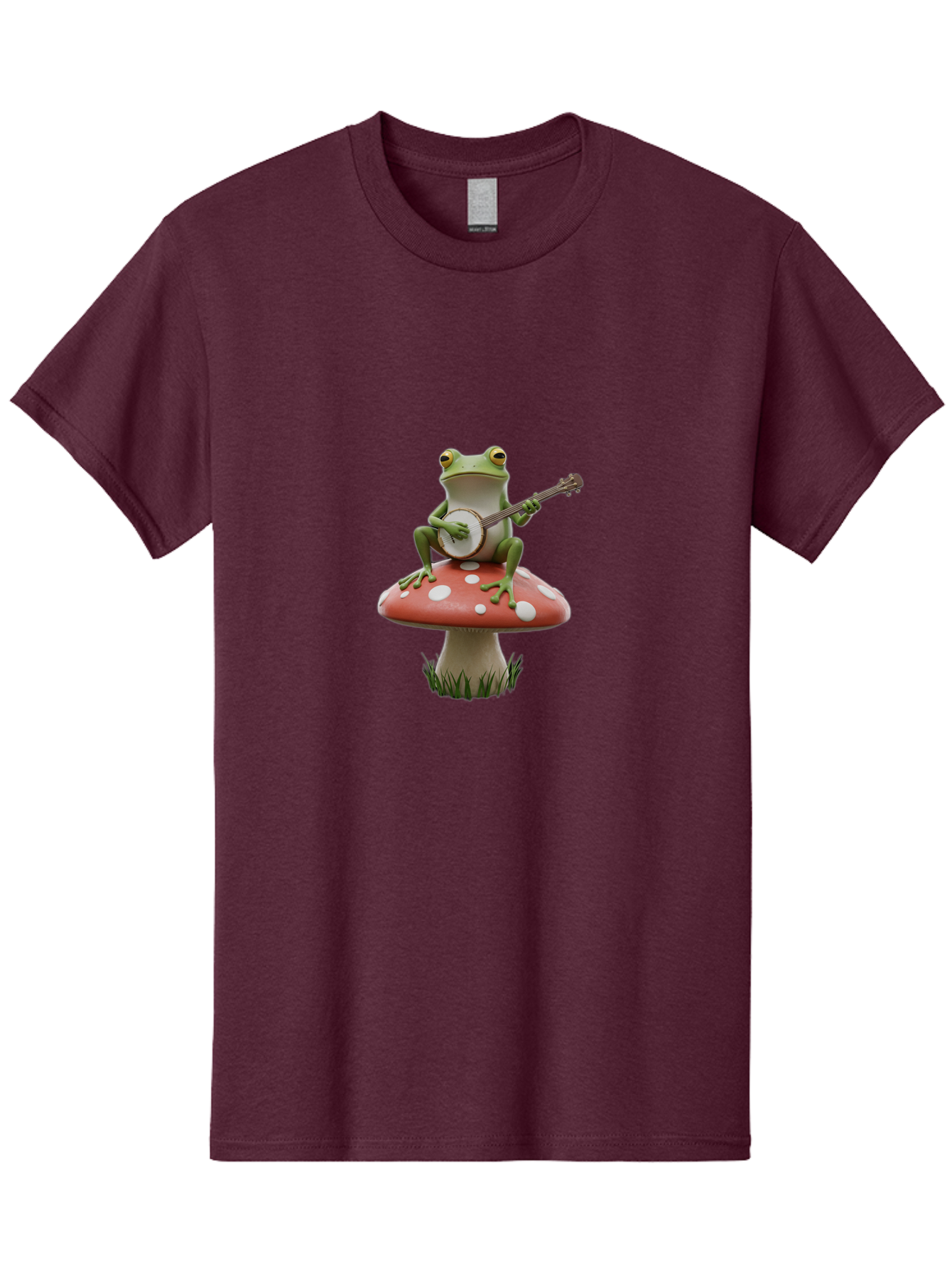 Frog-Playing-Banjo Men'S Graphic Tee, 100% Cotton, Comfortable Casual Summer Wear, Machine Washable, Vintage Camera, Old Camera, Antique Camera, Black Camera, Classic Photography, Photography Equipment, Nostalgic Device, Film Camera, Bak636