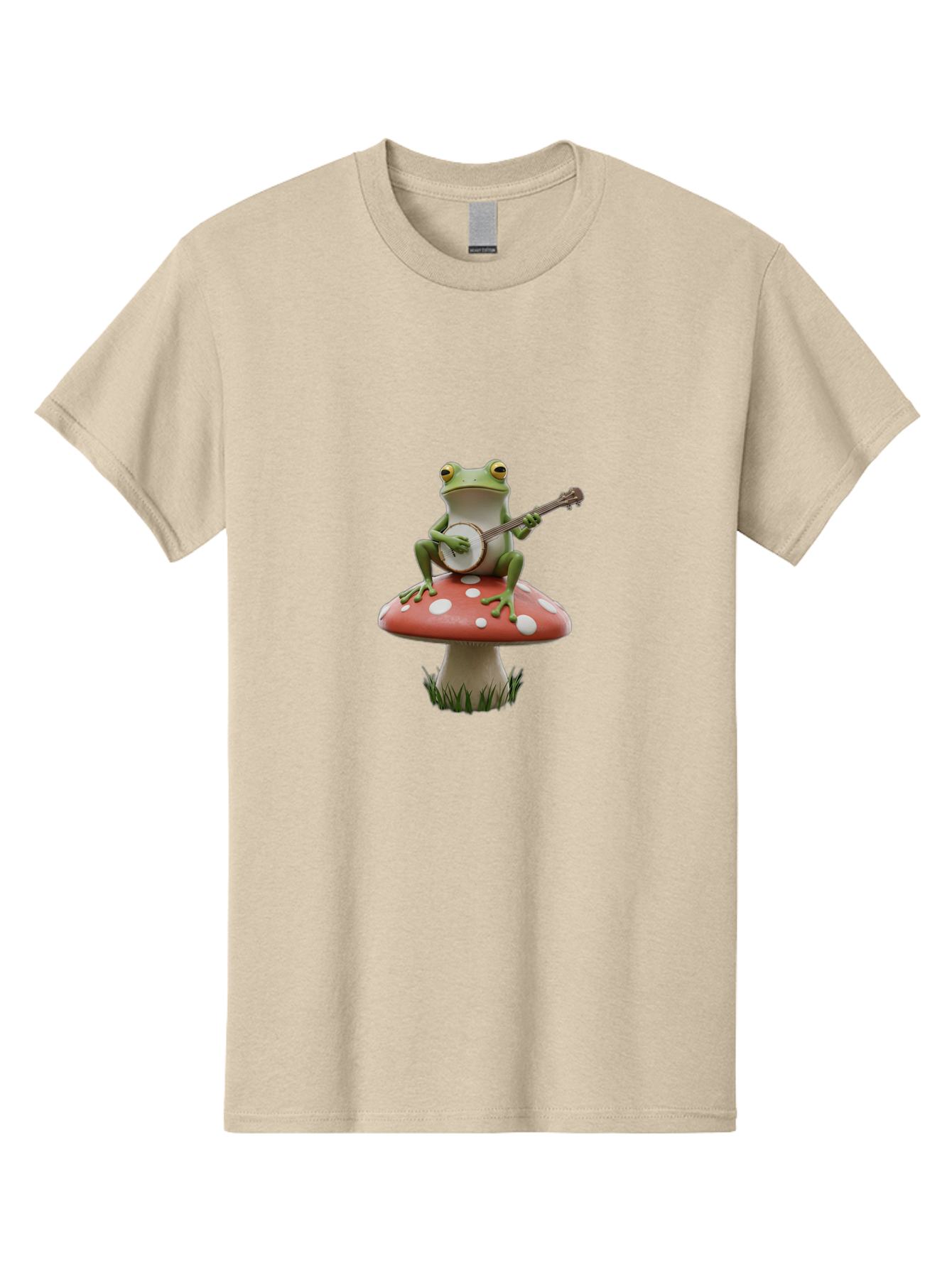 Frog-Playing-Banjo Men'S Graphic Tee, 100% Cotton, Comfortable Casual Summer Wear, Machine Washable, Vintage Camera, Old Camera, Antique Camera, Black Camera, Classic Photography, Photography Equipment, Nostalgic Device, Film Camera, Bak636
