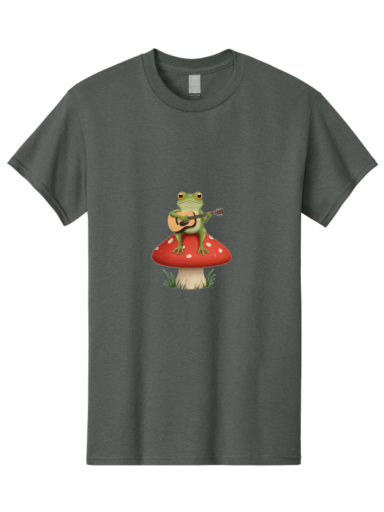 Frog-Playing-Guitar Men'S Graphic Tee, 100% Cotton, Comfortable Casual Summer Wear, Machine Washable, Vintage Camera, Old Camera, Antique Camera, Black Camera, Classic Photography, Photography Equipment, Nostalgic Device, Film Camera, Bak639