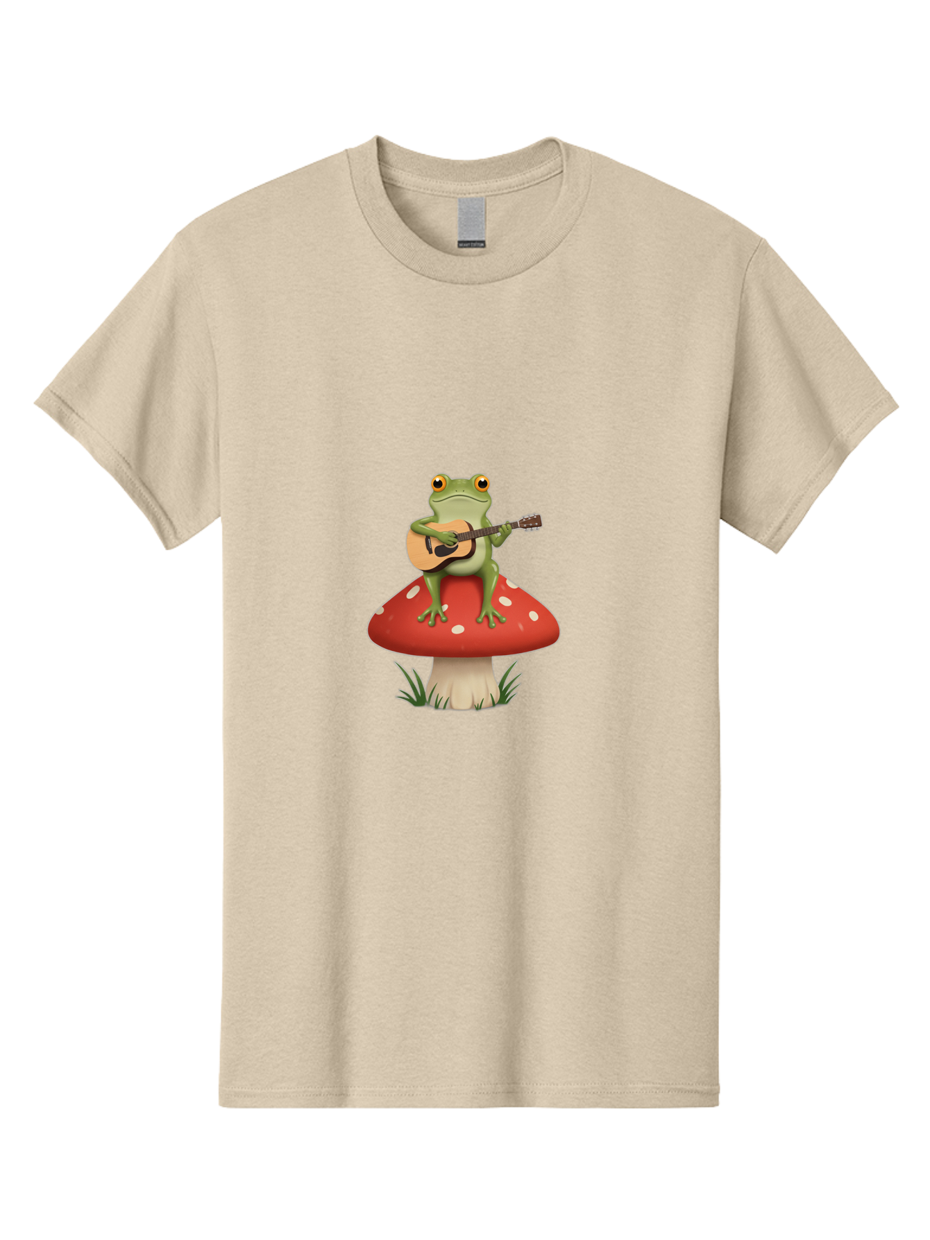 Frog-Playing-Guitar Men'S Graphic Tee, 100% Cotton, Comfortable Casual Summer Wear, Machine Washable, Vintage Camera, Old Camera, Antique Camera, Black Camera, Classic Photography, Photography Equipment, Nostalgic Device, Film Camera, Bak639
