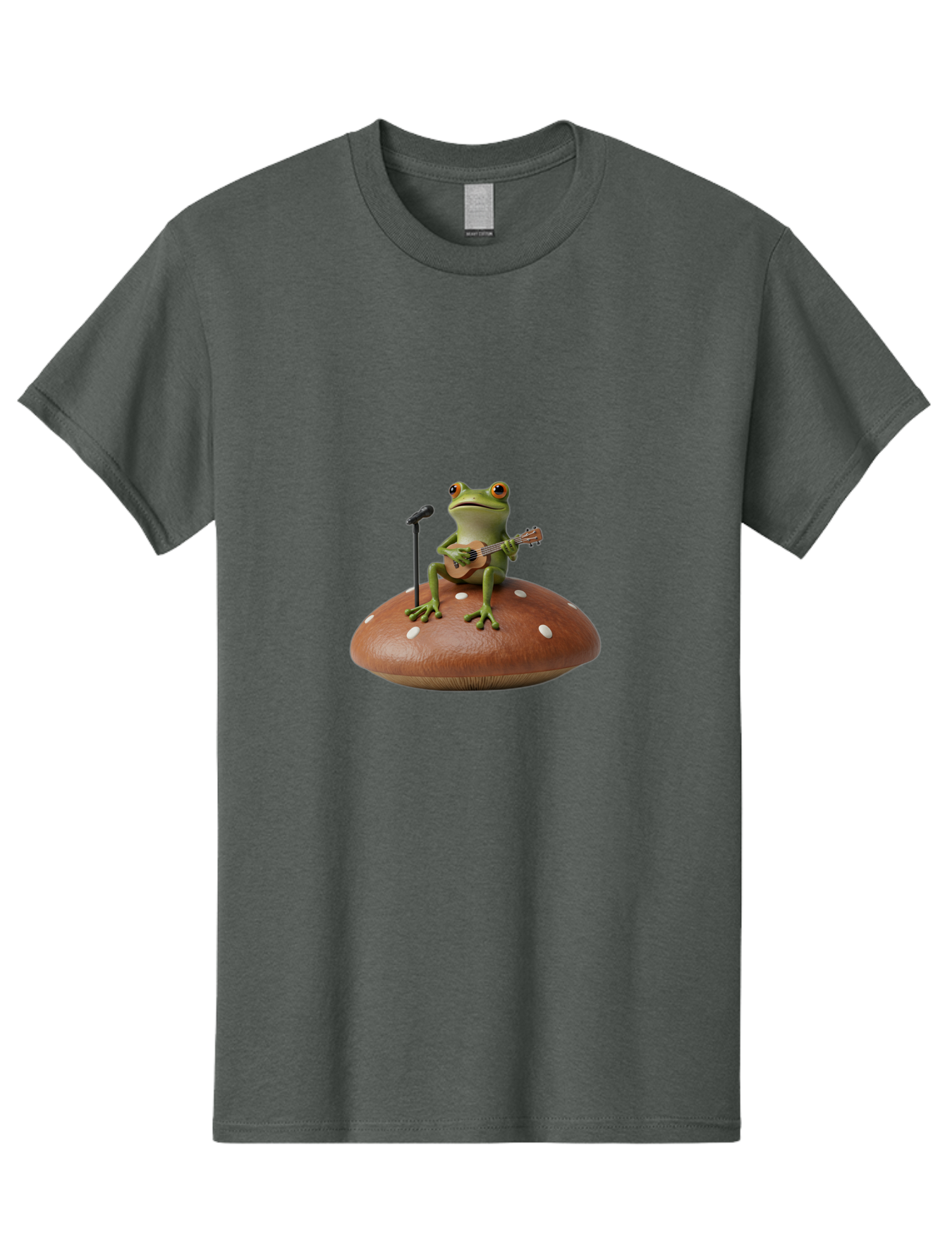 Frog-Playing-Ukulele Men'S Graphic Tee, 100% Cotton, Comfortable Casual Summer Wear, Machine Washable, Vintage Camera, Old Camera, Antique Camera, Black Camera, Classic Photography, Photography Equipment, Nostalgic Device, Film Camera, Bak641
