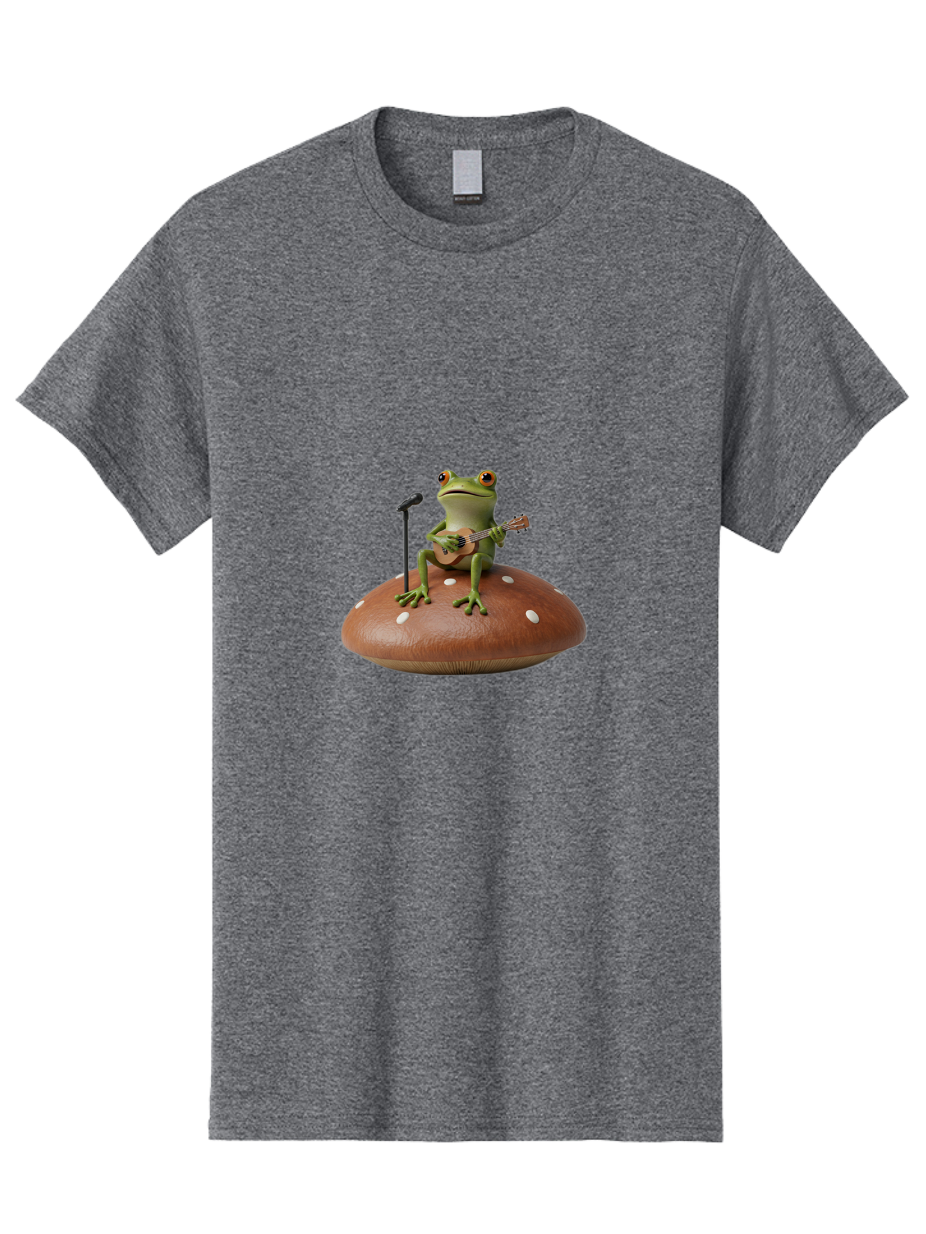 Frog-Playing-Ukulele Men'S Graphic Tee, 100% Cotton, Comfortable Casual Summer Wear, Machine Washable, Vintage Camera, Old Camera, Antique Camera, Black Camera, Classic Photography, Photography Equipment, Nostalgic Device, Film Camera, Bak641