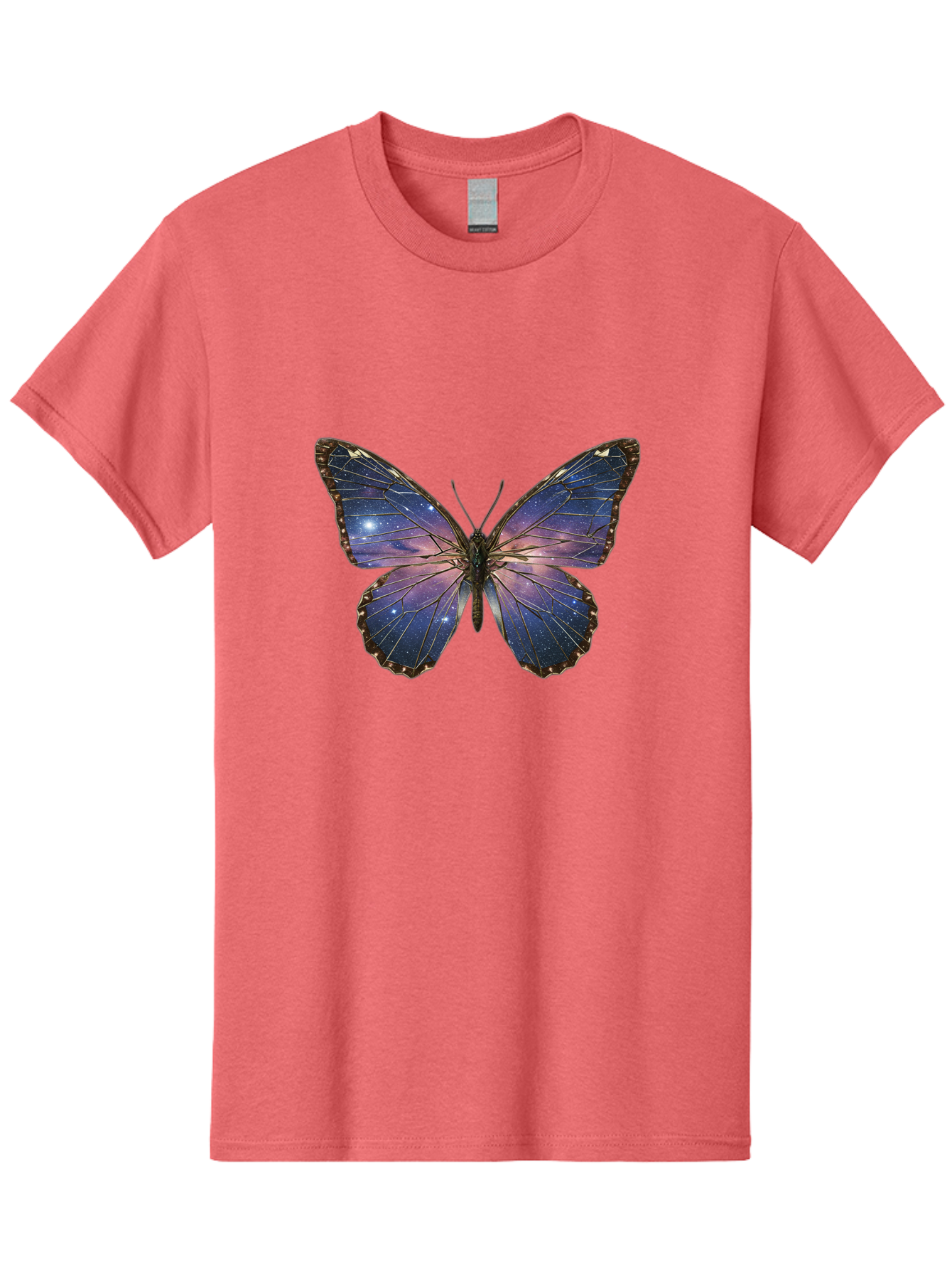 Galaxy-Butterfly Men'S Graphic Tee, 100% Cotton, Comfortable Casual Summer Wear, Machine Washable, Vintage Camera, Old Camera, Antique Camera, Black Camera, Classic Photography, Photography Equipment, Nostalgic Device, Film Camera, Camera Art Bak645